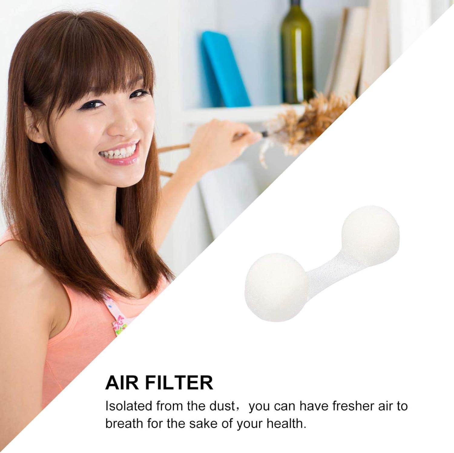 Healifty 50pcs Disposable Nose Filter Plugs Ultra Breathable Nasal