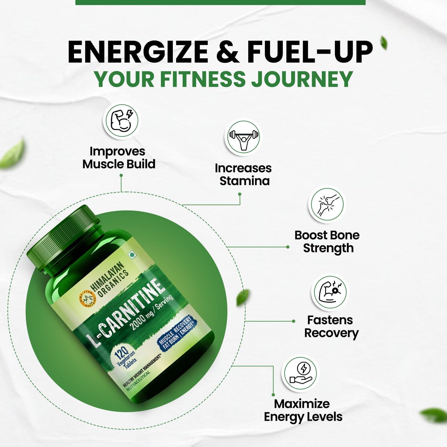 L-Carnitine L-Tartrate with Green Tea Extract 2000mg - Weight Management  Muscle Recovery Energy Boost - 120 Vegetarian Tablets | International  Shipping | Buy Now with Express International Delivery | GoSupps.com