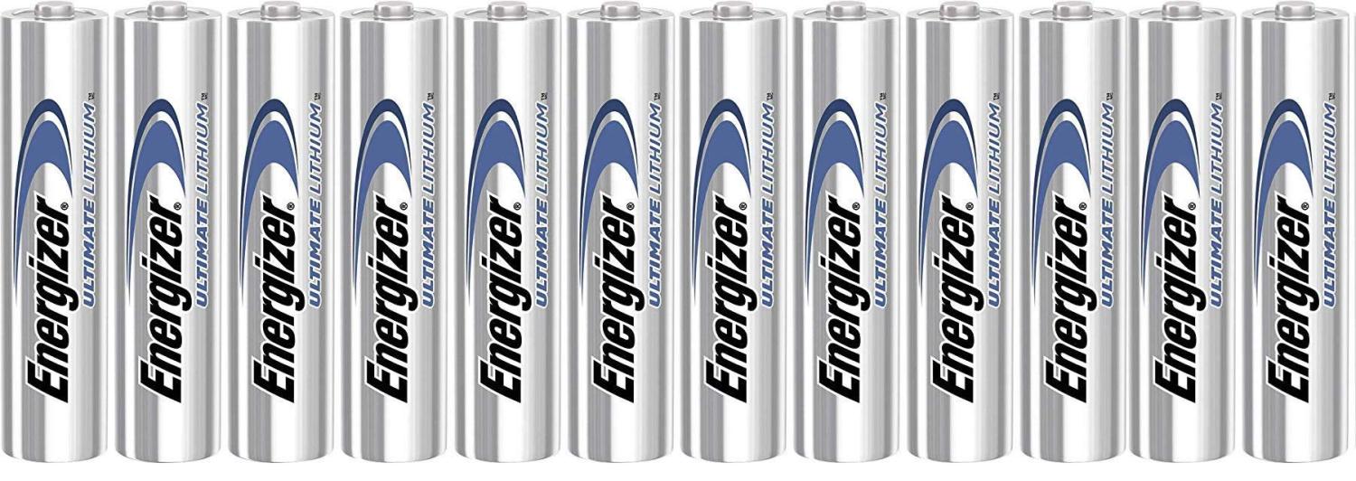 Energizer Ultimate Lithium AA 12 Battery Super Pack. 12 Count (Pack of 1)