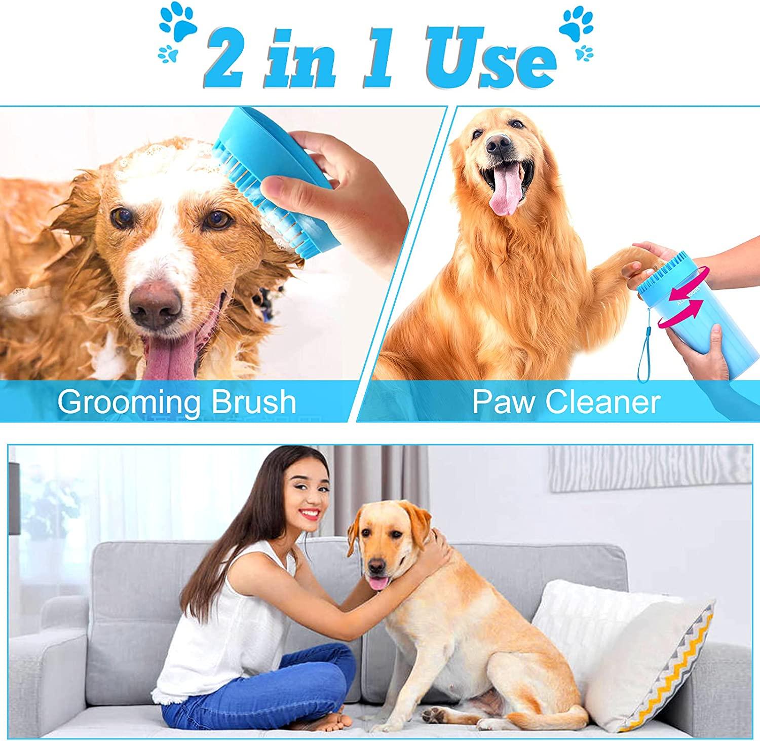 ALLYGOODS Dog Paw Cleaner Dog Paw Washer Cup Dog Foot Washer