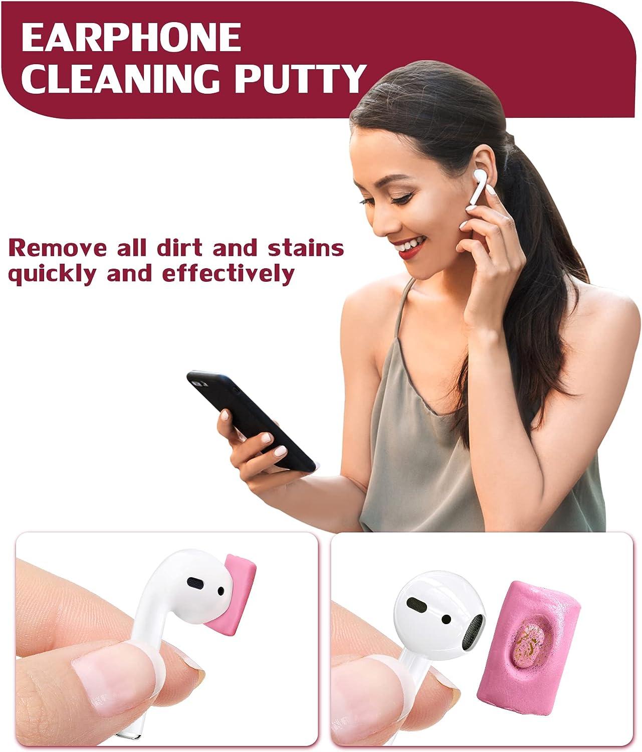Aocii Cleaner kit for Airpod, Cleaning Putty Compatible with Airpod 3  Airpods pro, Phone Charging Port Cleaning Tool, Pink Cleaner kit for  iPhone/Speaker/Earbud, Electronics Cleaner, Gift for Women