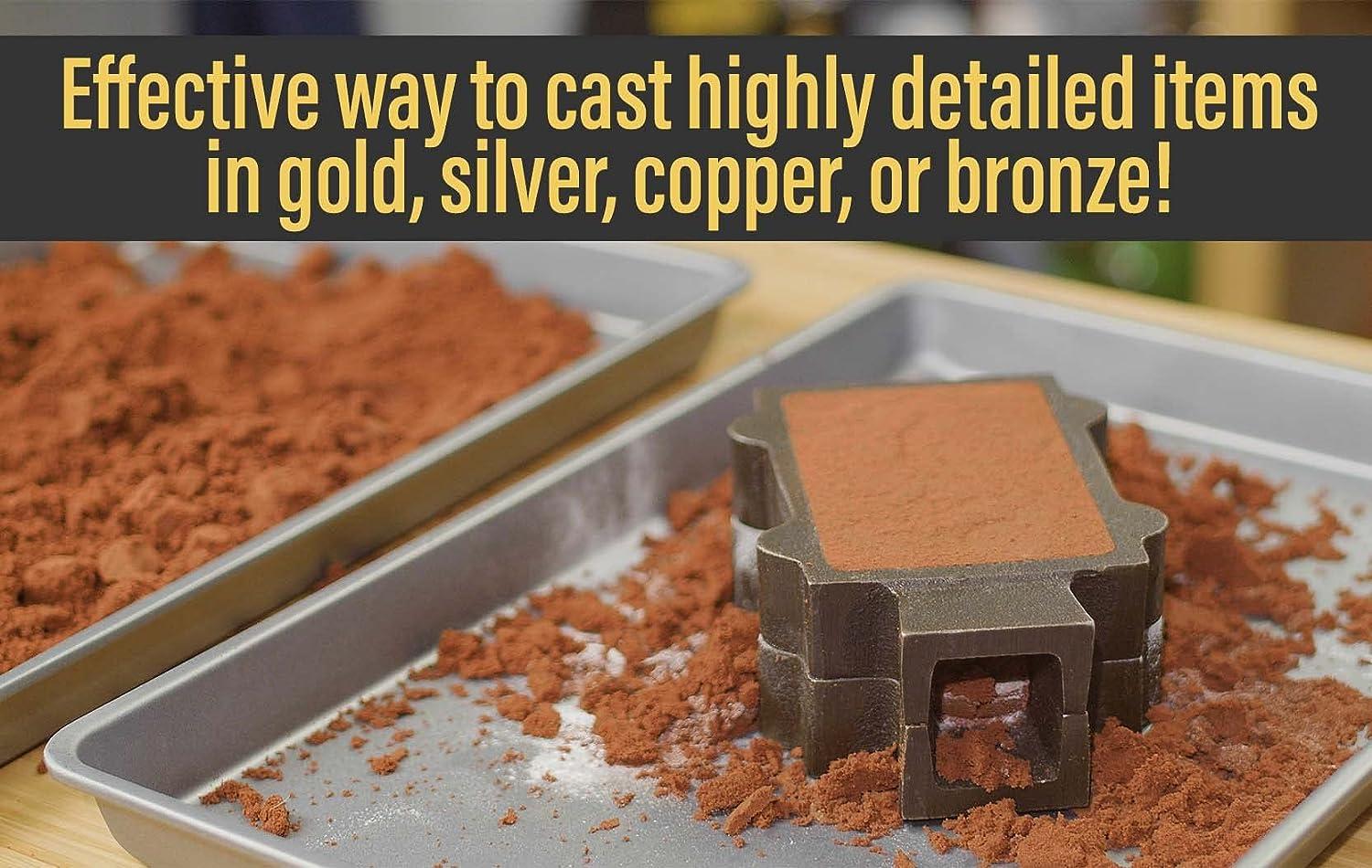 10 Lb Petrobond Sand Casting Set with Cast Iron Mold Flask DIY Metal