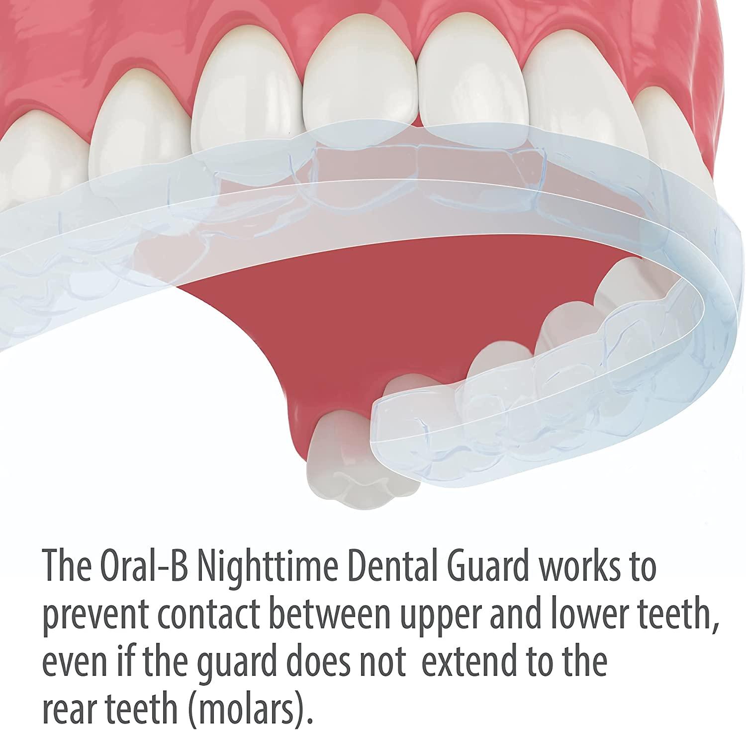 OralB Nighttime Dental Guard for Teeth Grinding Custom Fit in Under