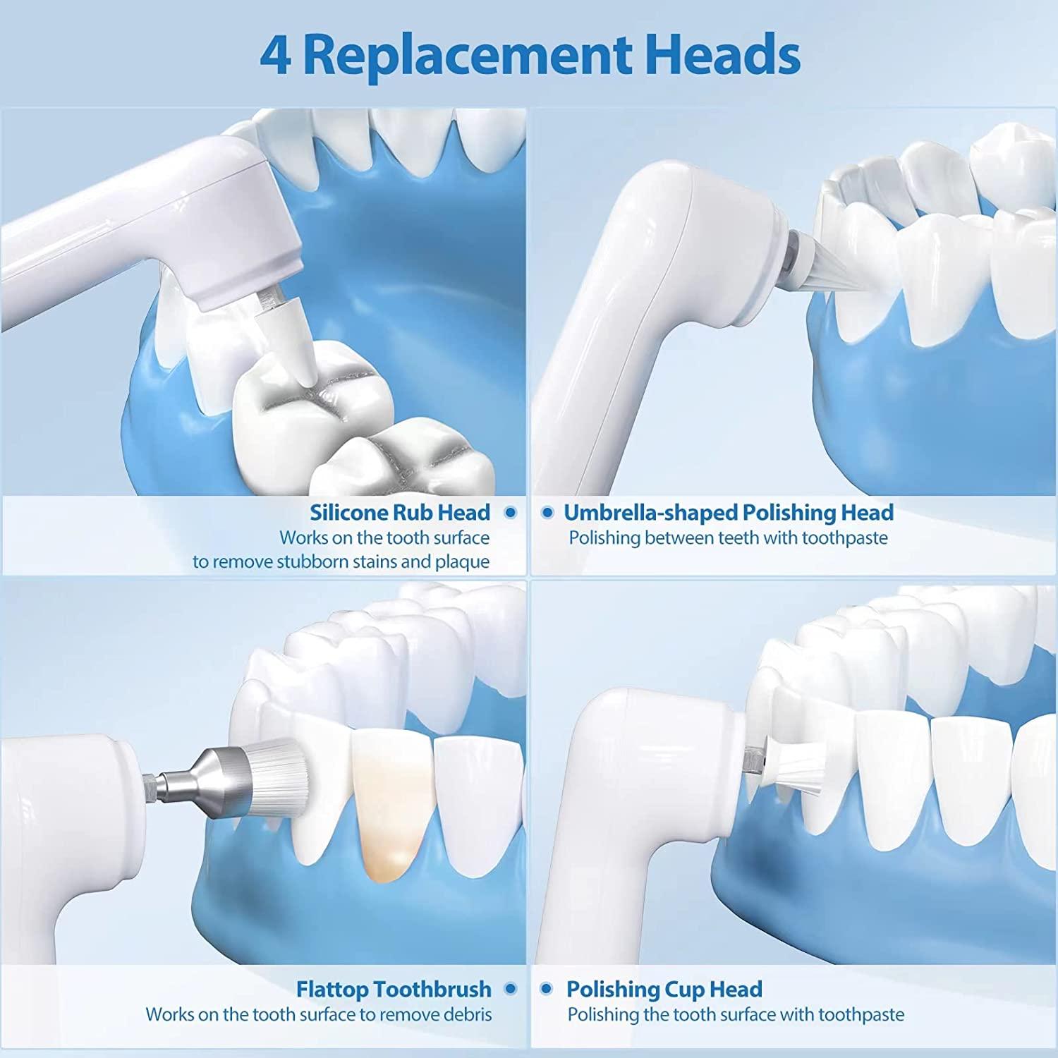 Tooth Polisher Replacement Head SmileAid Multifunctional Teeth