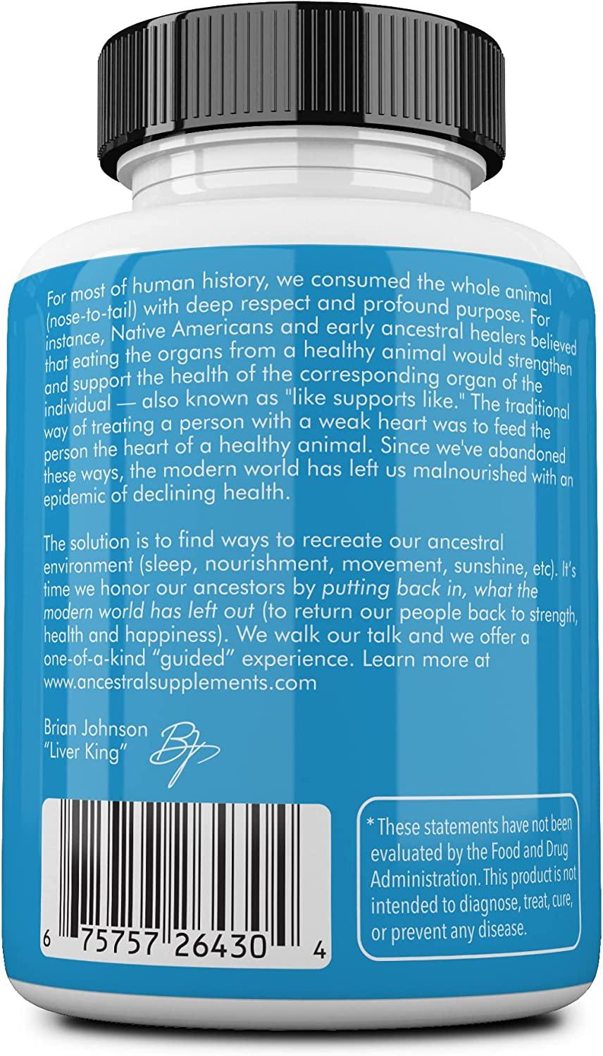 Ancestral Supplements Grass Fed Ovine (Sheep) Thymus Glandular Extract