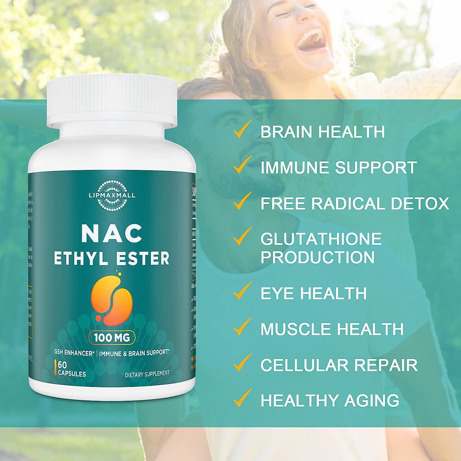 NAcetyl Cysteine Ethyl Ester 100mg with Glycine 600mg Enhanced