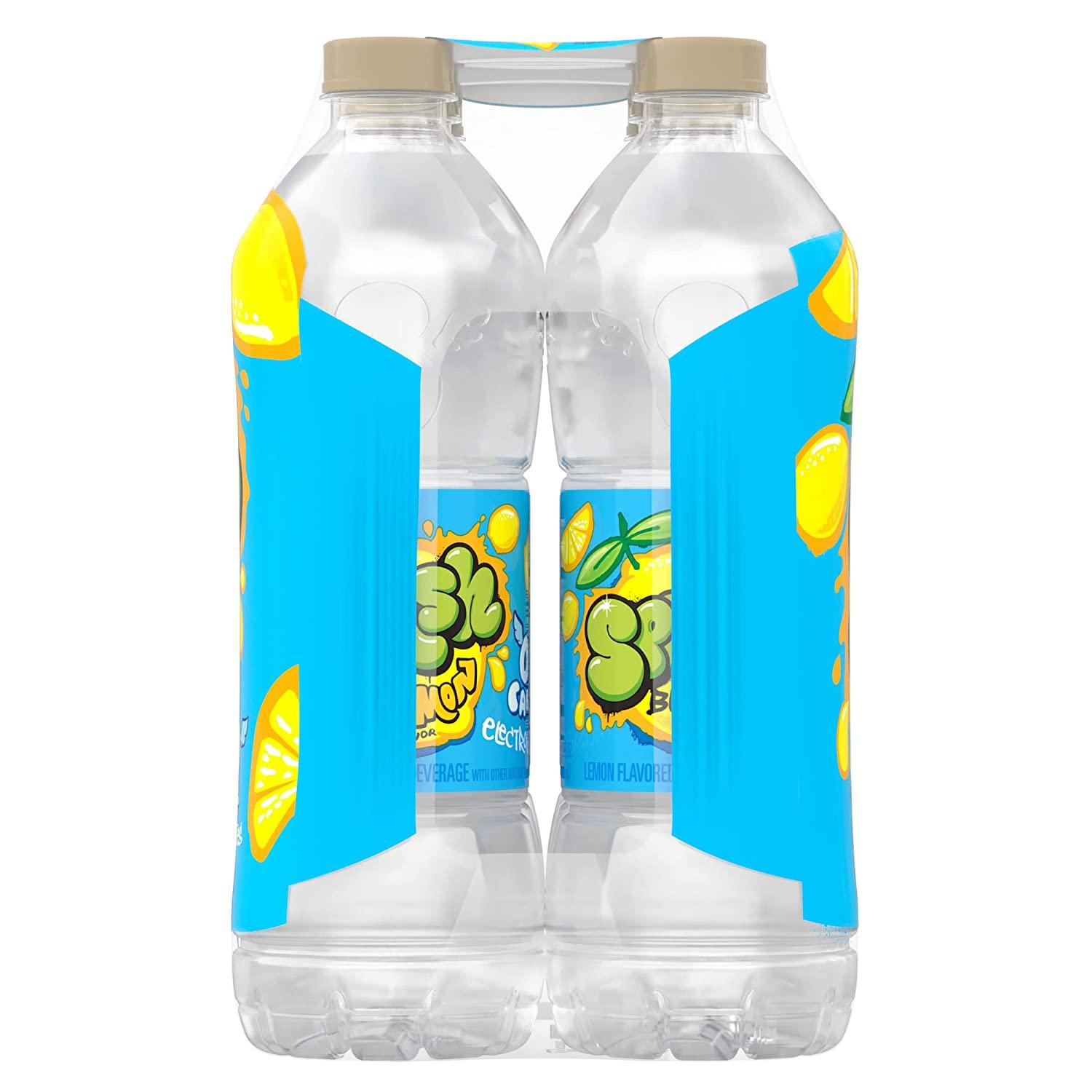Splash Blast, Flavored Water Beverage, Lemon Flavor, 16.9 Fl Oz Plastic