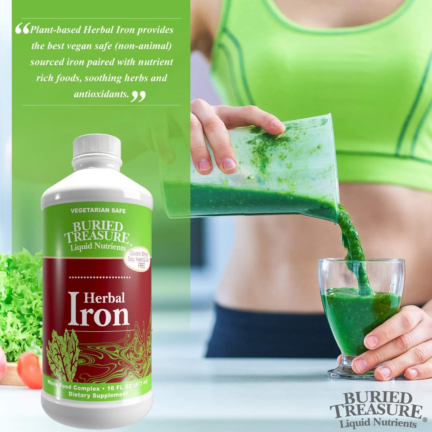 Buried Treasure Herbal Iron Supplement Promotes Blood Building