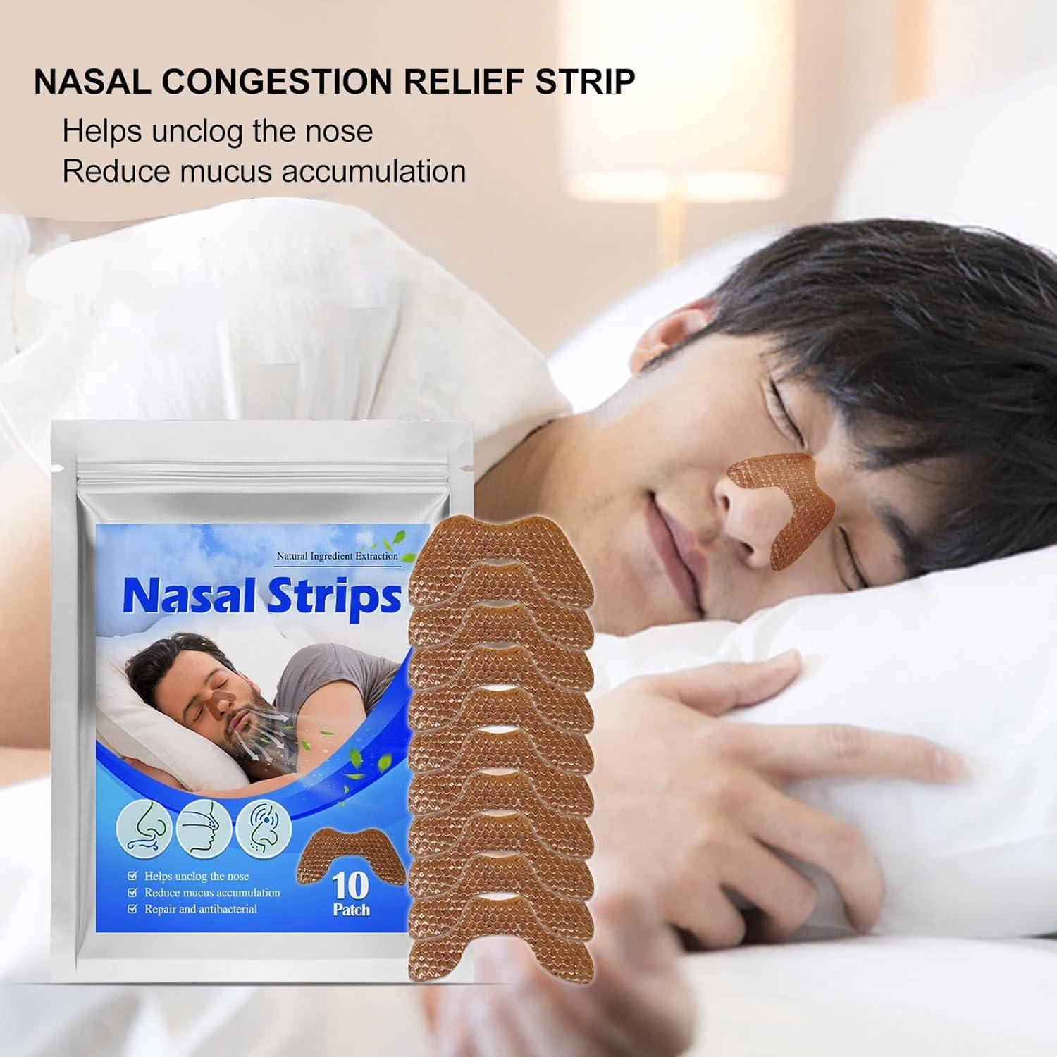 Sleep Better with Nasal Congestion Relief Strip for Snoring Night Use