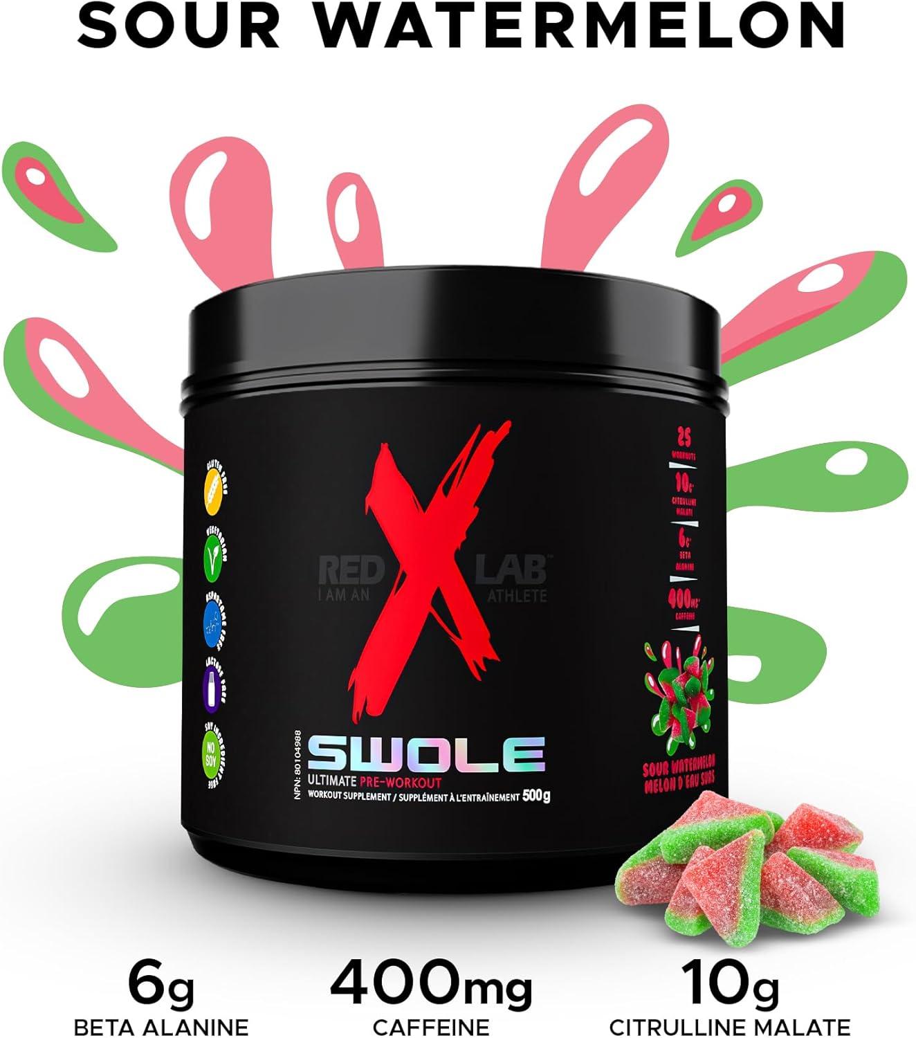 Red X Lab Swole Pre-Workout Powder Pumps & Strength Extreme