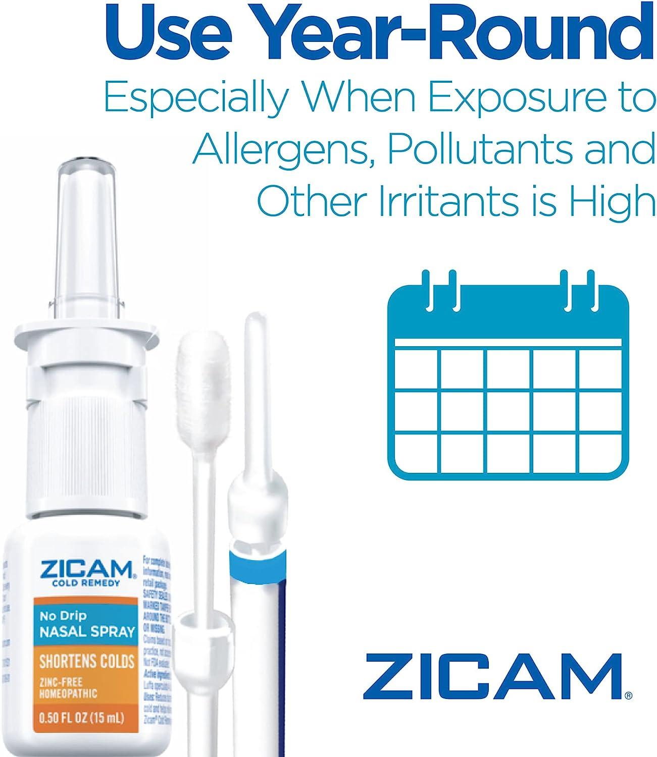 Zicam Nasal AllClear Triple Action Cleanser with Cooling Menthol 10 Count