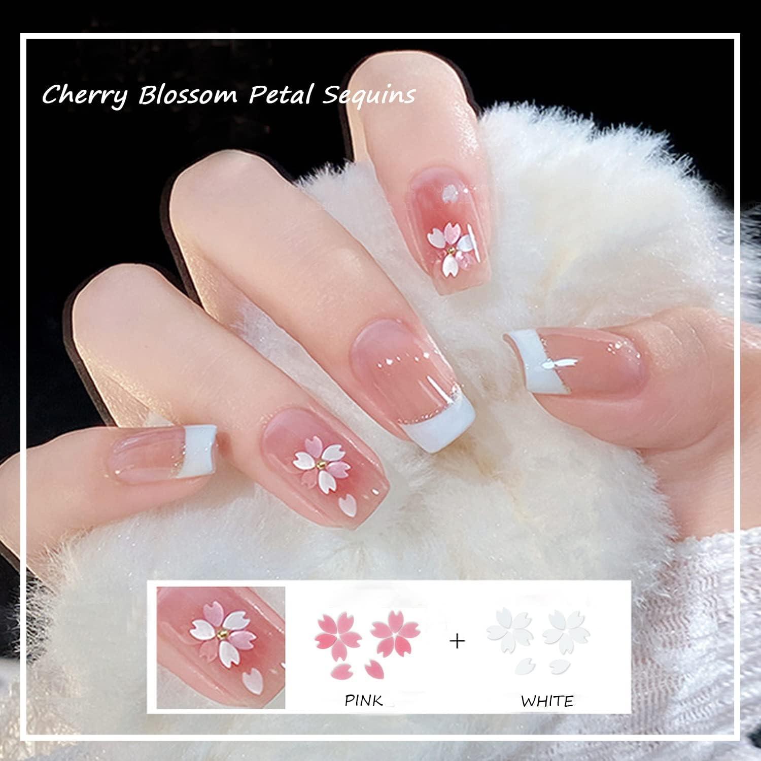 Cherry Blossom Nail Art That Blooms in Style