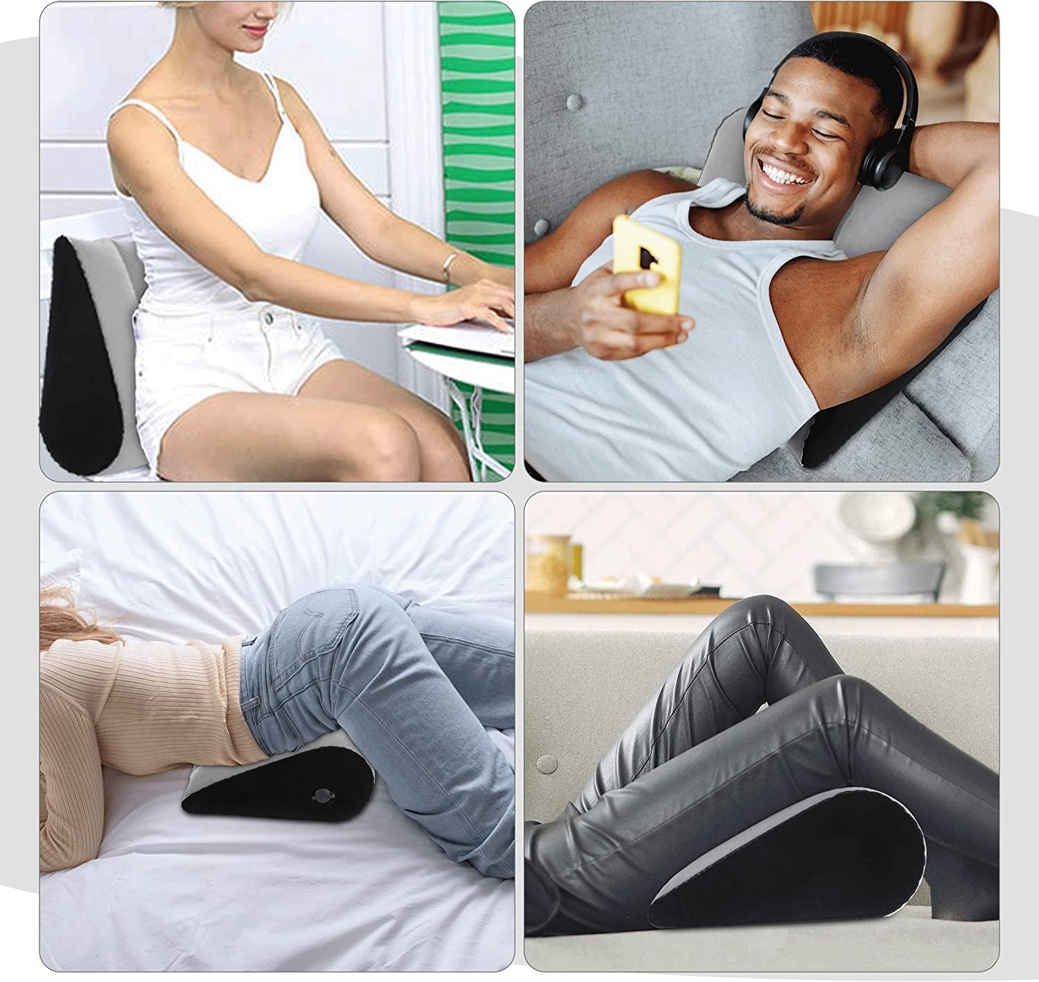 Inflatable Leg Elevation Pillows, Wedge Pillow Leg Positioner