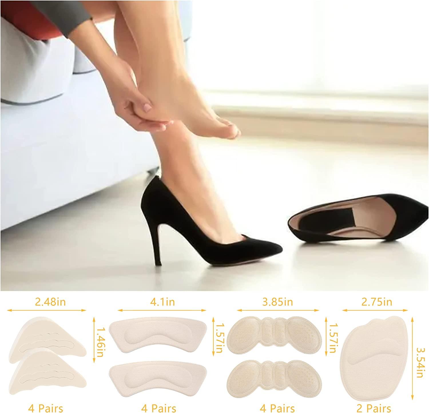 18 Pairs Reusable High Heel Cushions for Women & Men Super Comfort Ball of Foot Cushions 18 Pcs