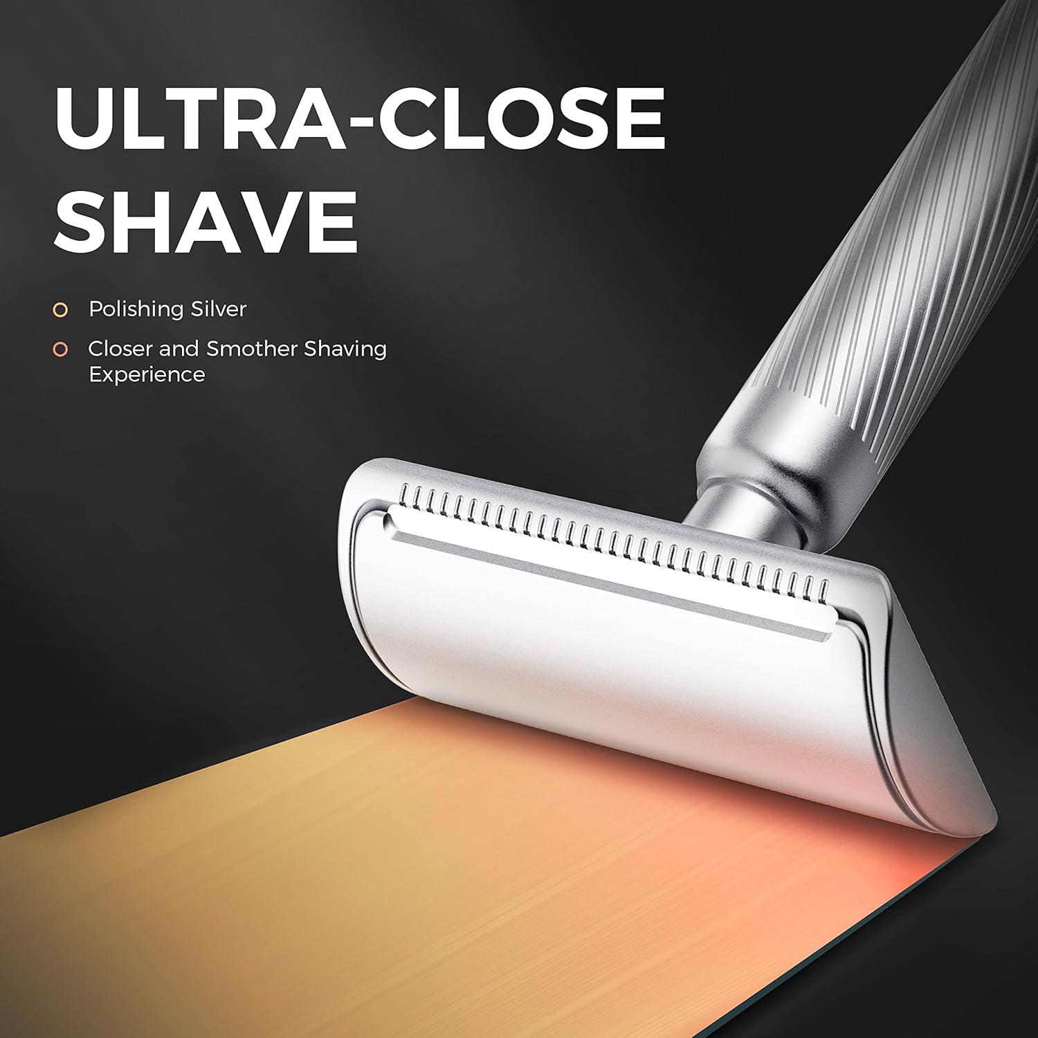 Classic Double-Edged Razor for Men & Women | Eco-Friendly Plastic-Free ...
