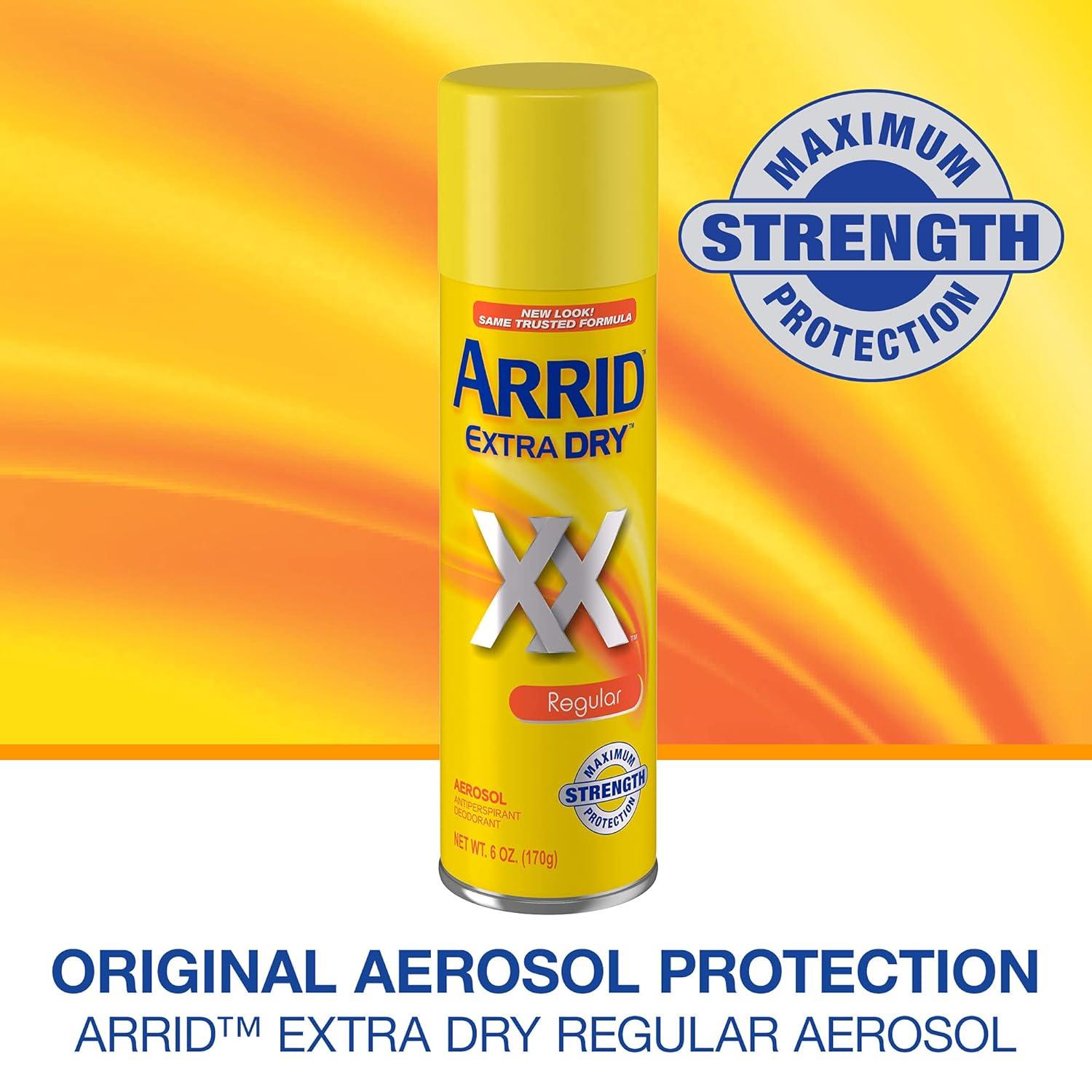 Arrid Arrid Extra Dry Antiperspirant Deodorant Spray Regular (Pack of 3)
