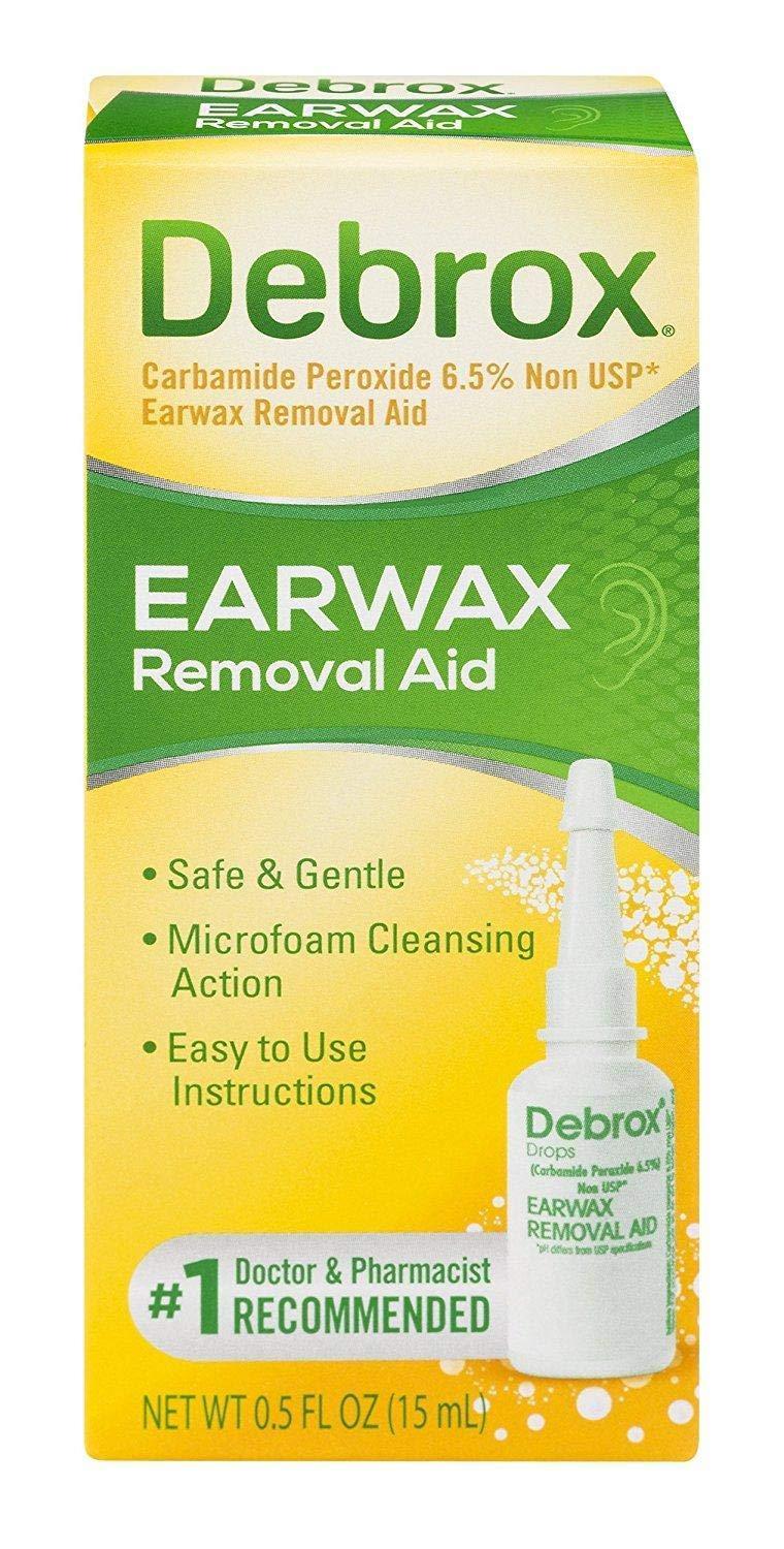 Debrox Earwax Removal Aid Drops 0.5 oz Fast and Effective Solution