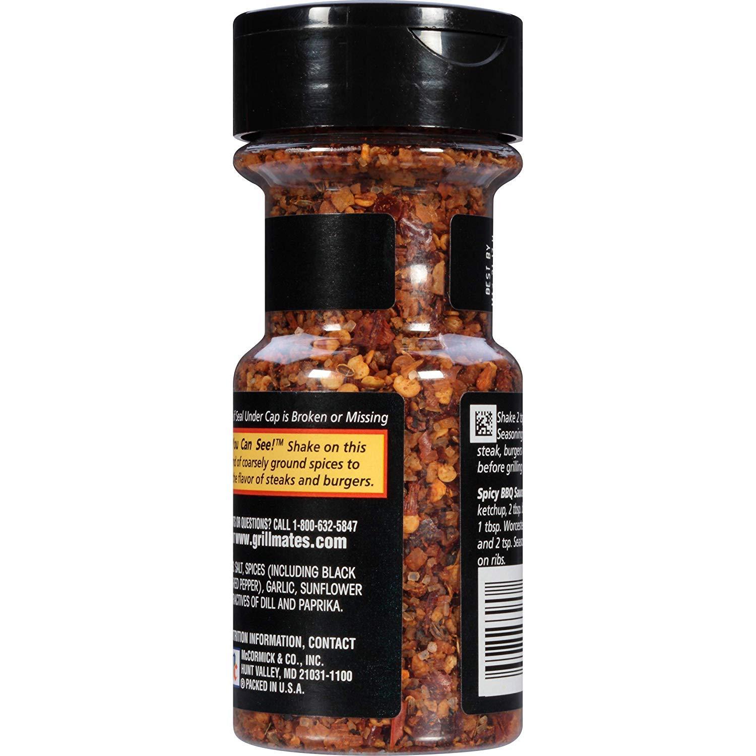 McCormick Grill Mates Chipotle & Roasted Garlic Seasoning, 2.5 OZ (Pack