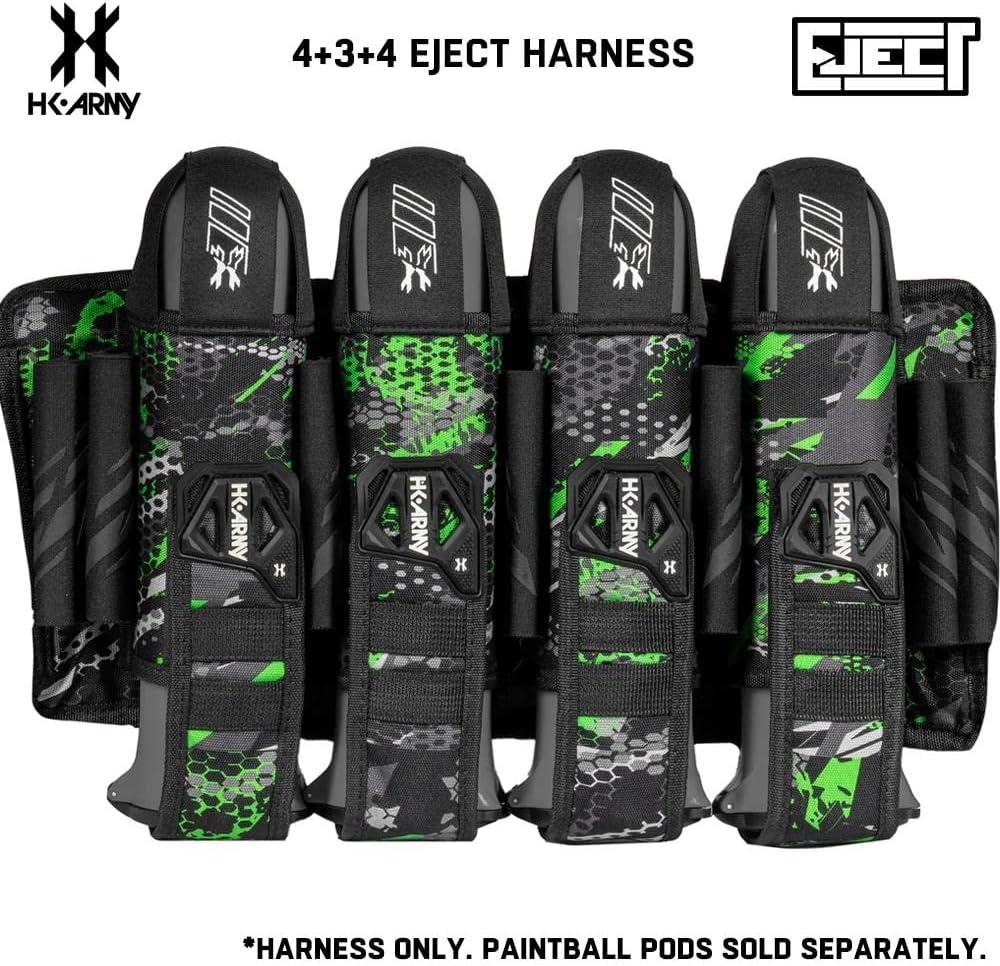 HK Army 4+3 Eject Paintball Harness Pod Pack Electric Electric 4+3