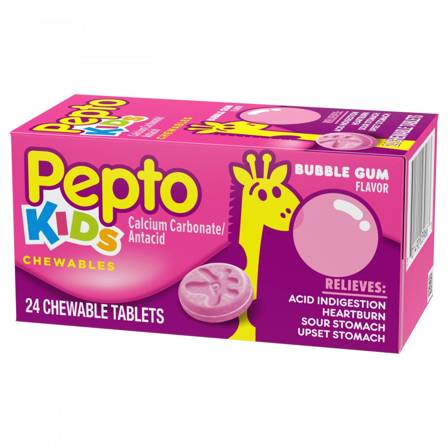 PeptoBismol PeptoBismol Children Chewable Tablets, Bubble Gum Flavor