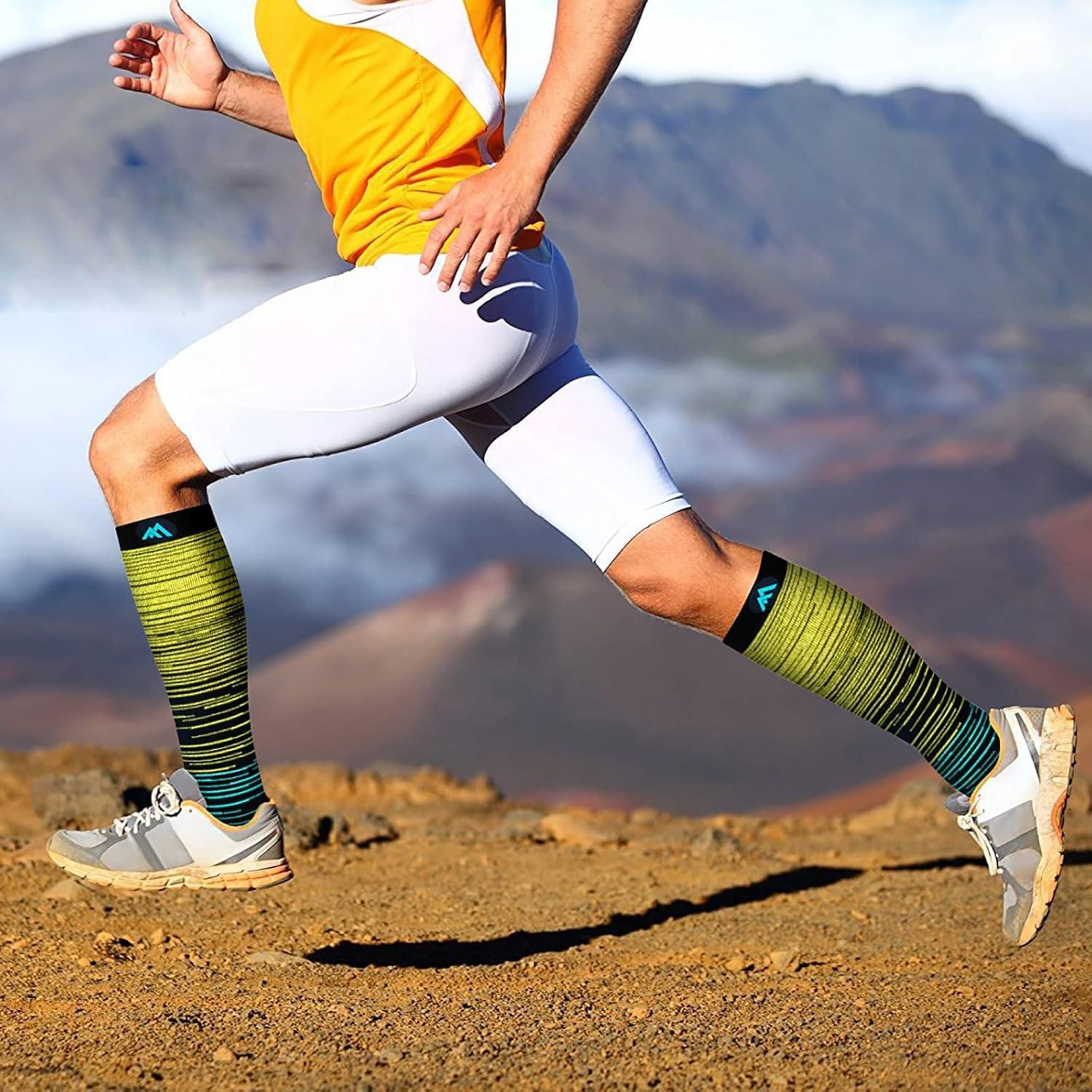 Hi Clasmix Graduated Compression Socks for Women&Men Wide Calf