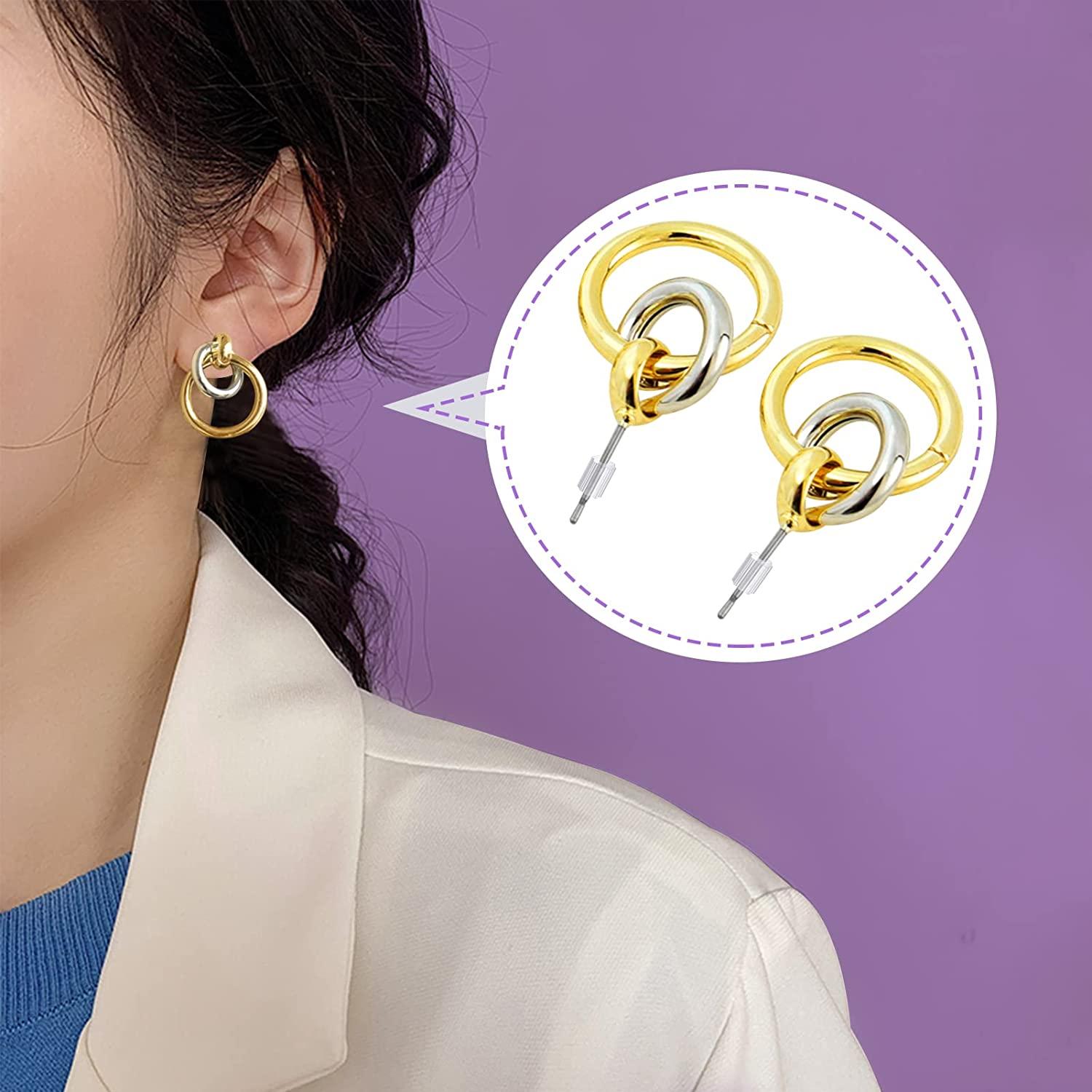  Earring Backs for Sensitive Ears, 200pcs Silicone