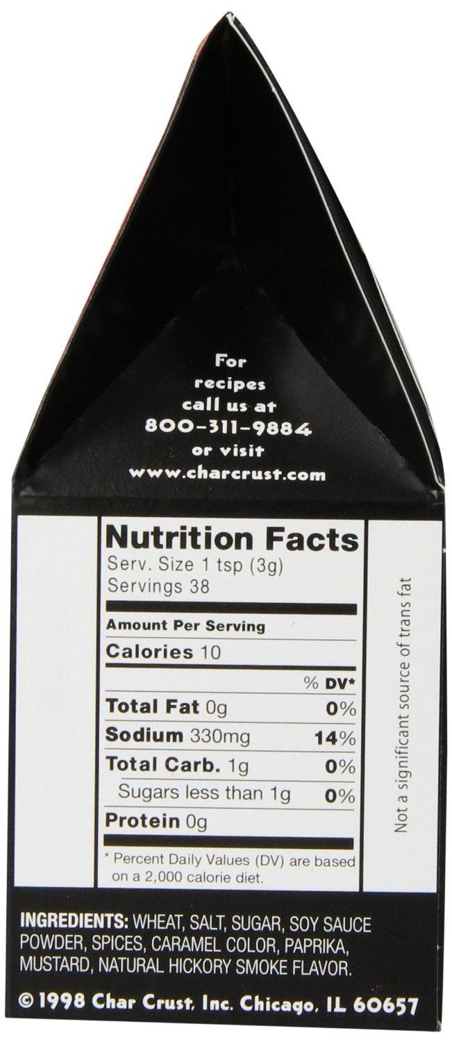 Char Crust DryRub Seasoning Kosher, CRC Parve (Original Hickory