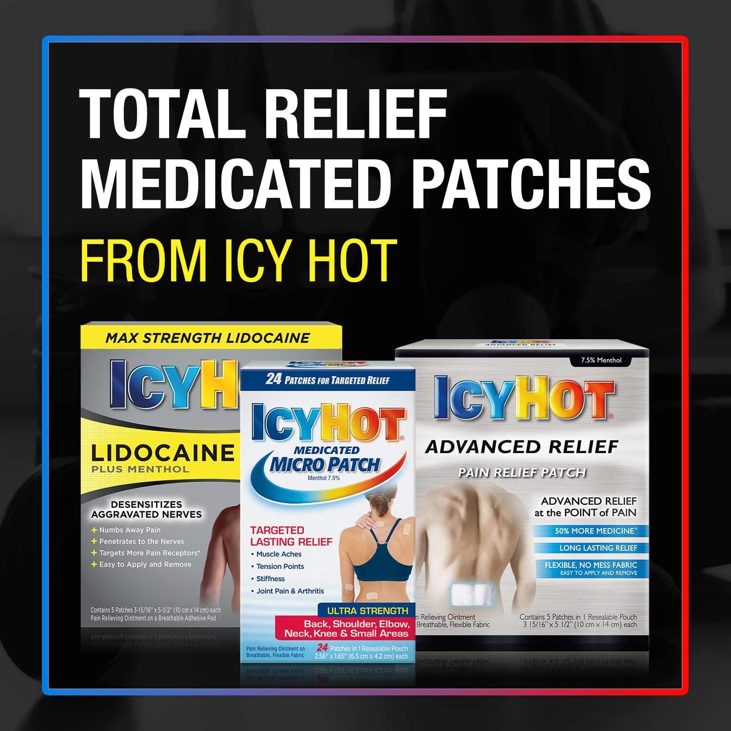 Icy Hot Medicated Patch Extra Strength 5 Patches