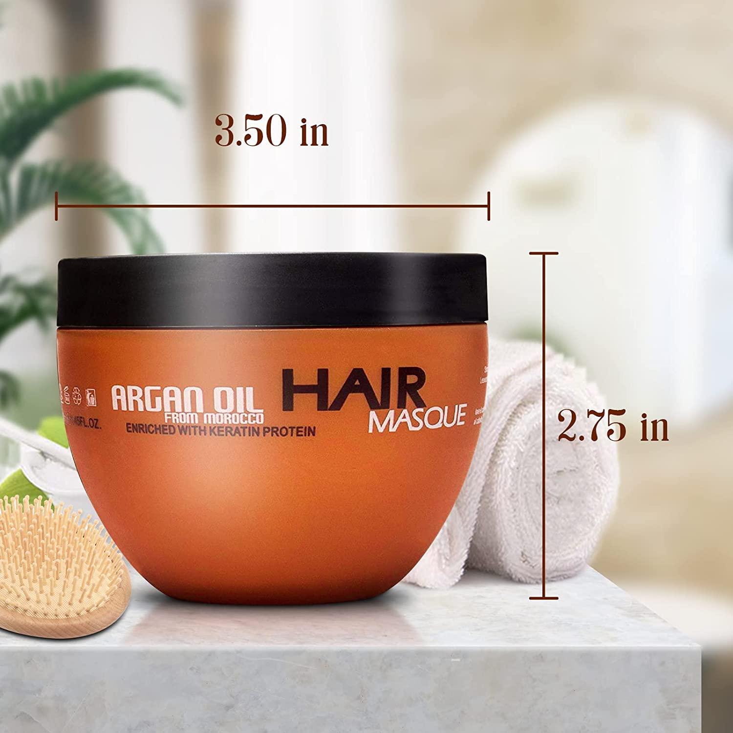 Nuspa Argan Oil Hair Mask Deep Conditioner Sulfate Free for Dry or