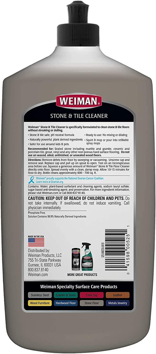 Weiman Stone Tile and Laminate Cleaner 32 Ounce 2 Pack Professional