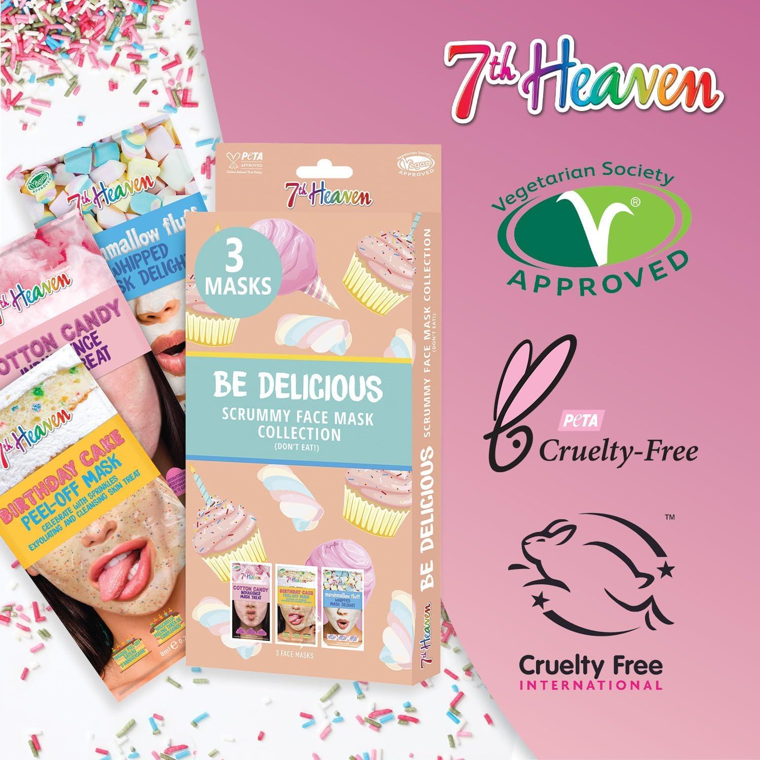 7th Heaven Be Delicious Face Mask Set (3 Scrummy Face Masks