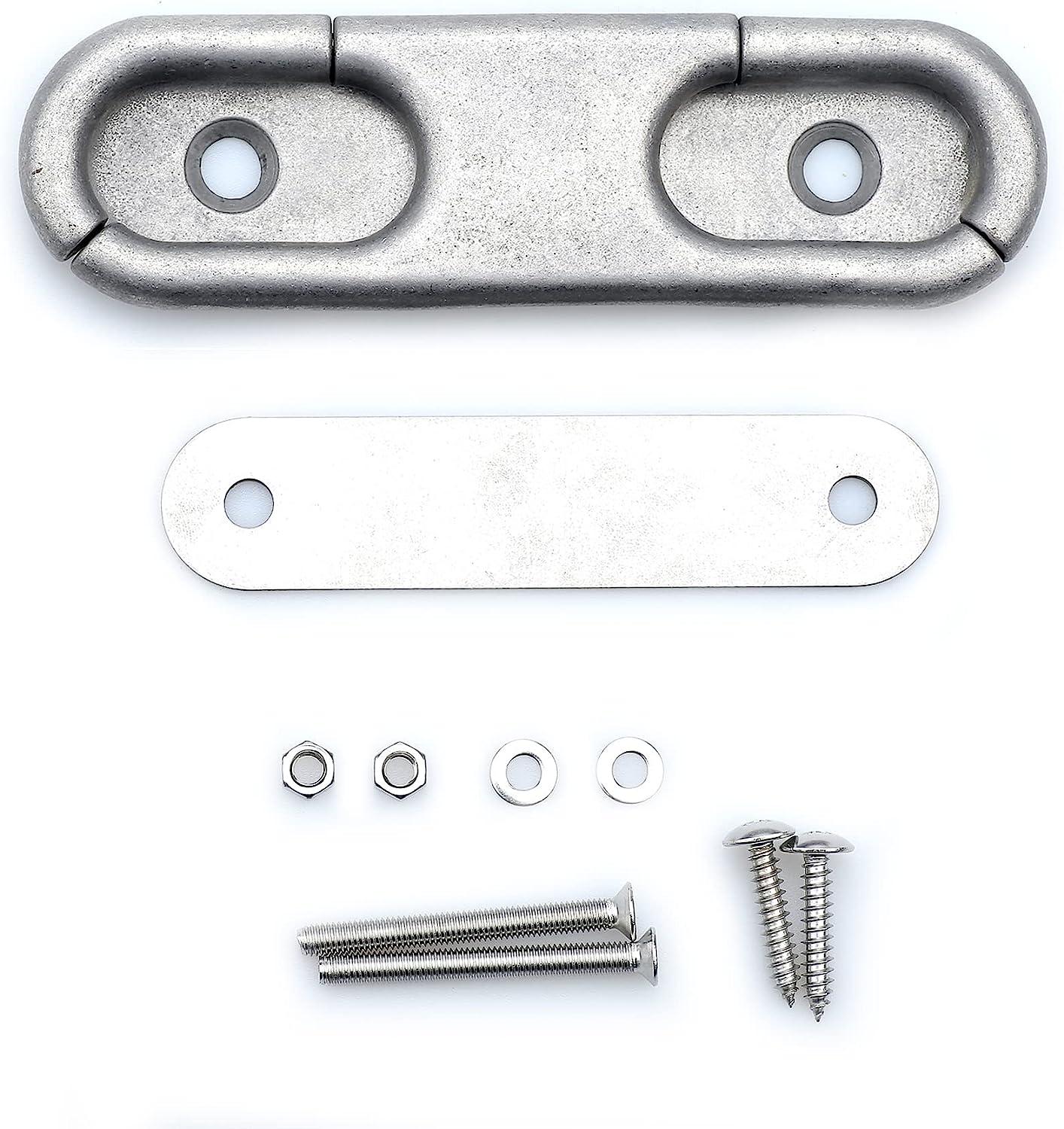 Mxeol Folding Boat Cleat Flip Up Cleats Stainless Steel Eagle Handle Design W/Back Plate