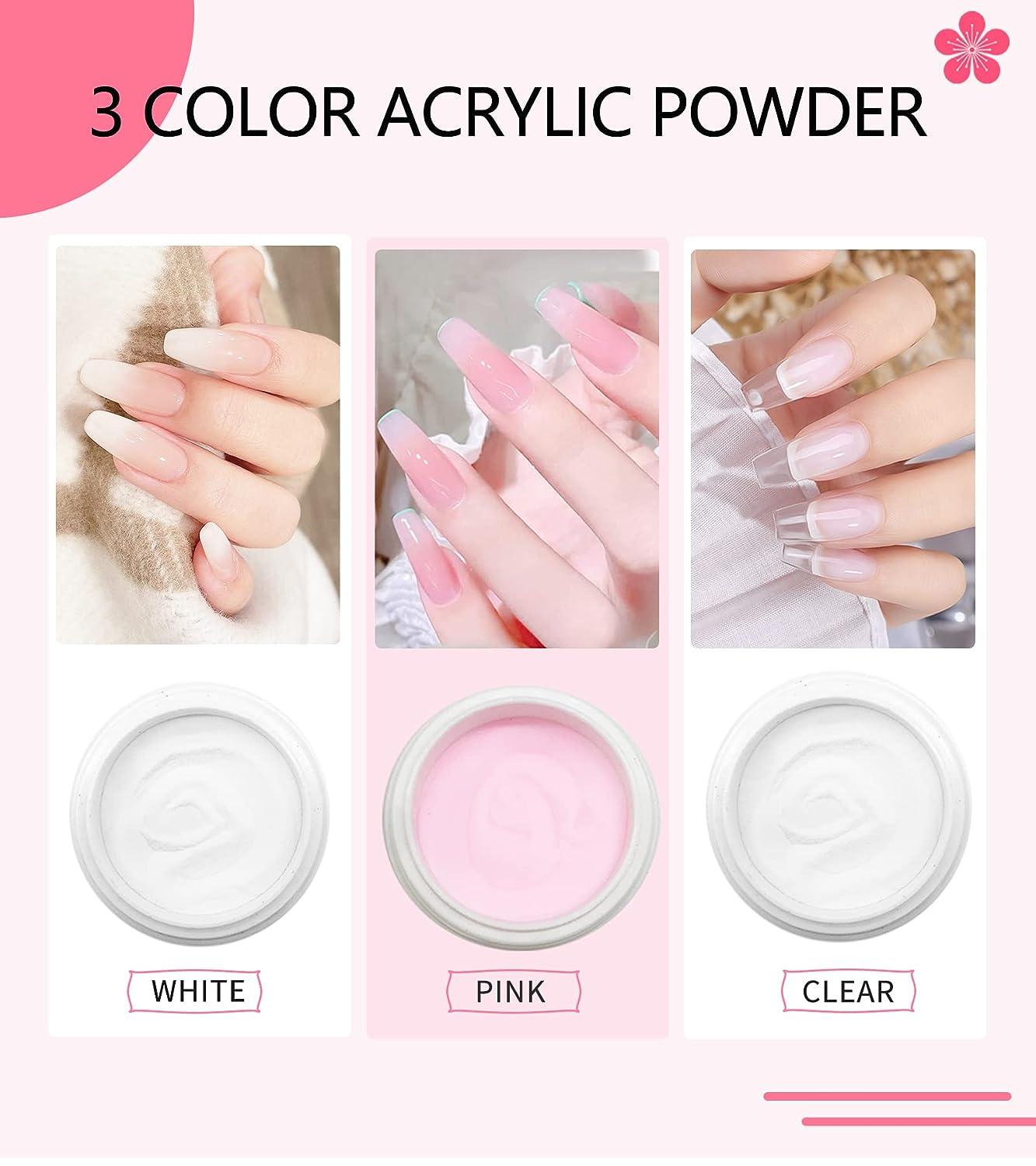 New professional acrylic powder nail art starter kit discount