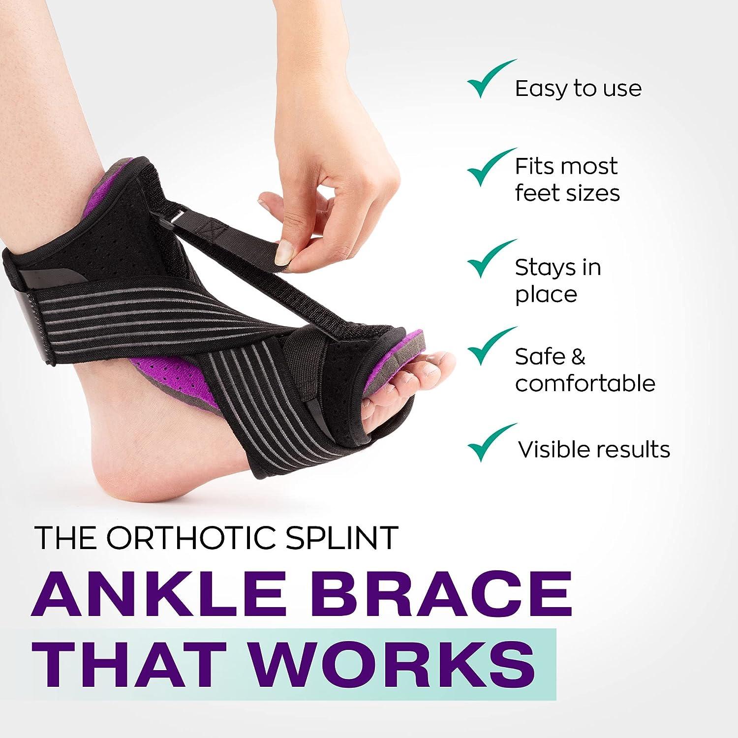 Absolute Toe Plantar Fasciitis Night Splint Foot Pain Relief Adjustable