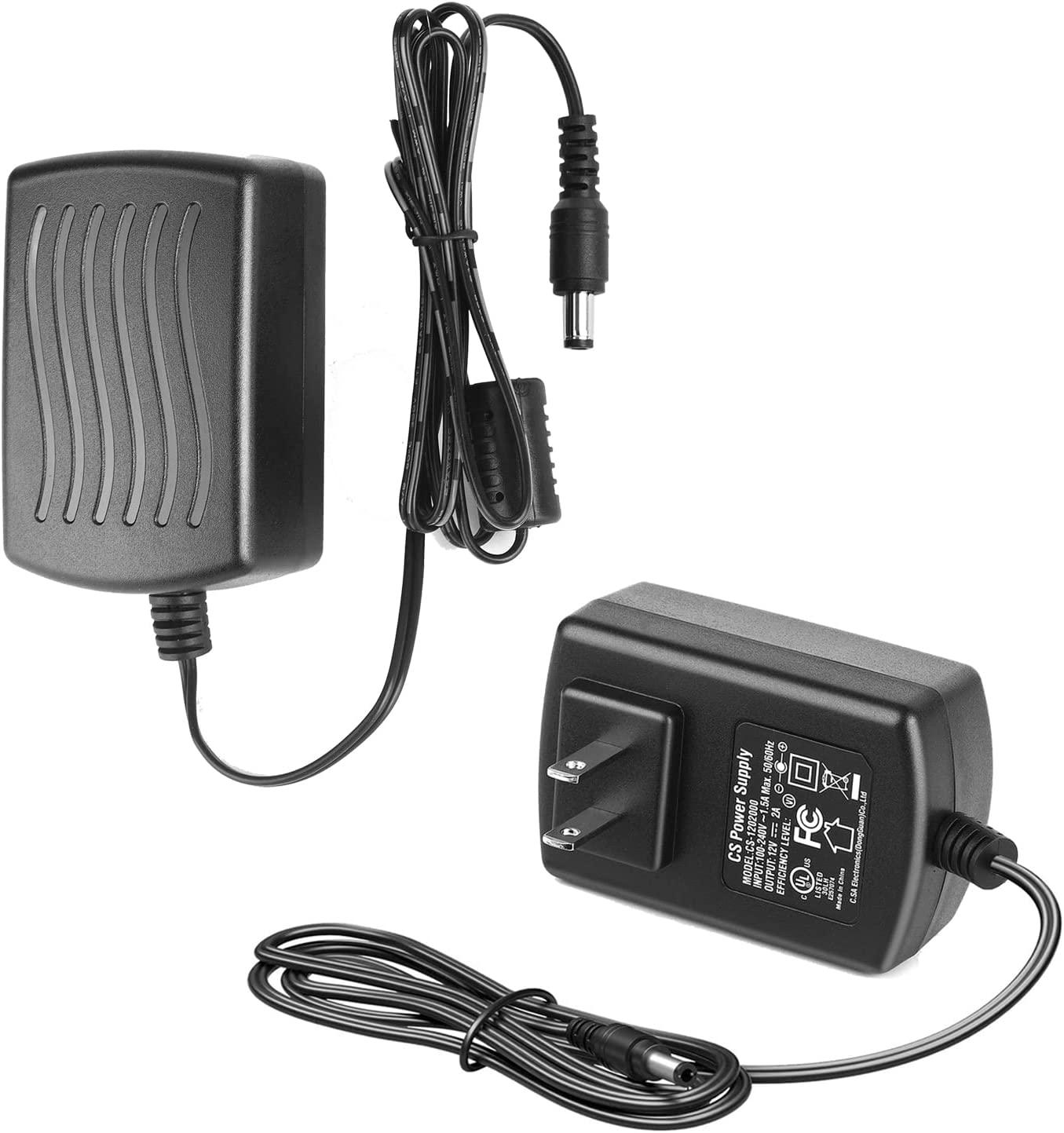 12V 2A DC Switching Power Supply AC Adapter with 2.1 x 5.5mm