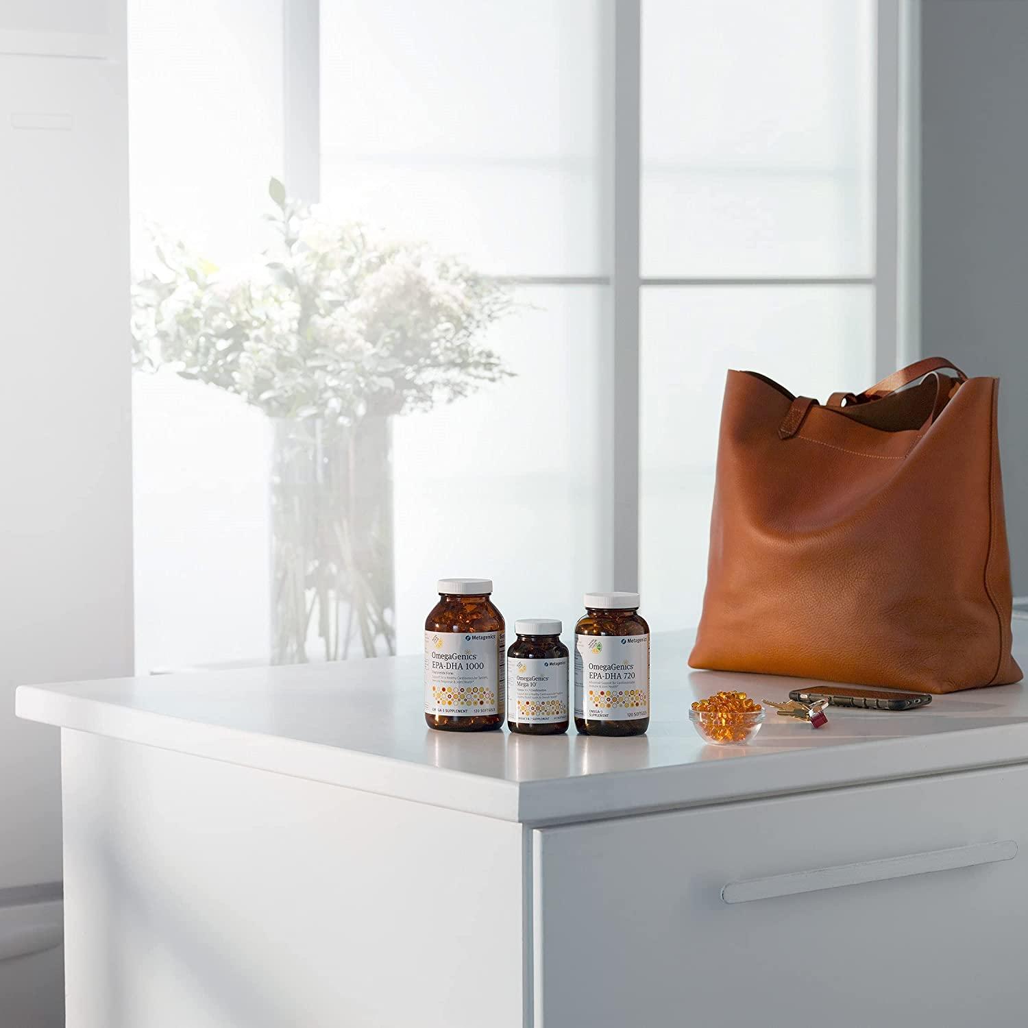 Metagenics OmegaGenics EPADHA 720 Fish Oil Supplement 120 Softgels