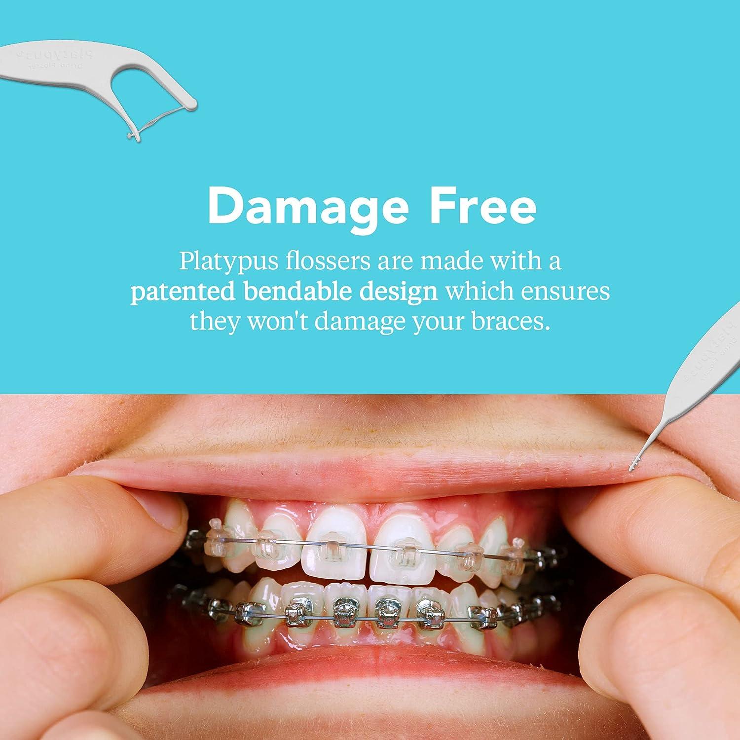 Platypus Orthodontic Flossers and Orthodontic Toothbrush Family Bundle