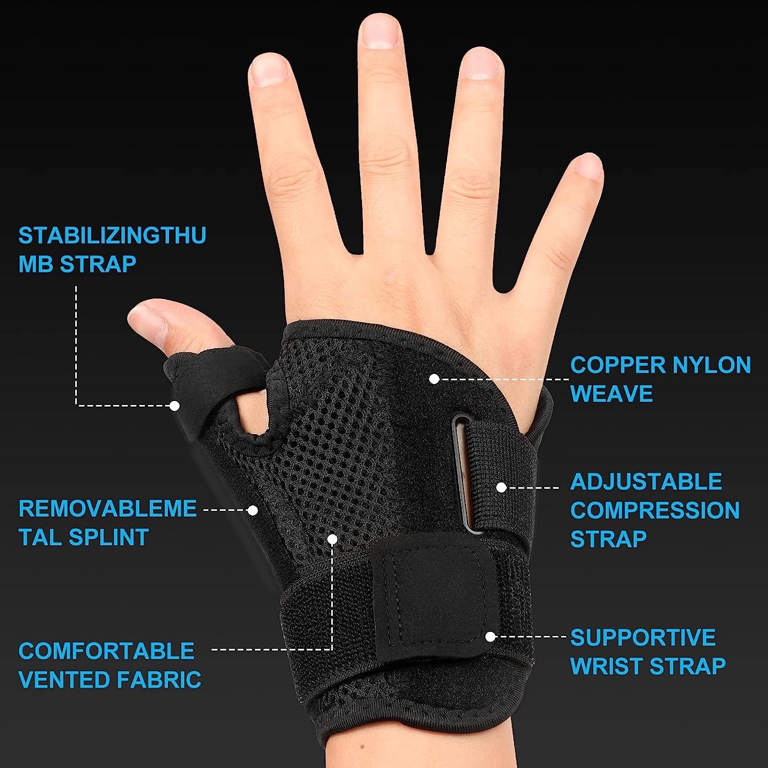 Thumb Brace Relief for Carpal Tunnel, Tendinitis, Arthritis, Sprains Thumb Splint Support