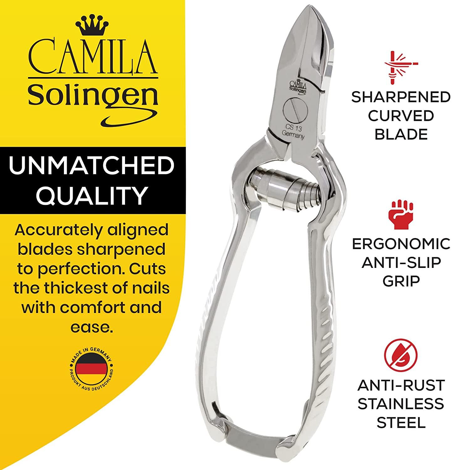 Camila Solingen CS13 Large Heavy Duty Toe Nail Clipper for Thick