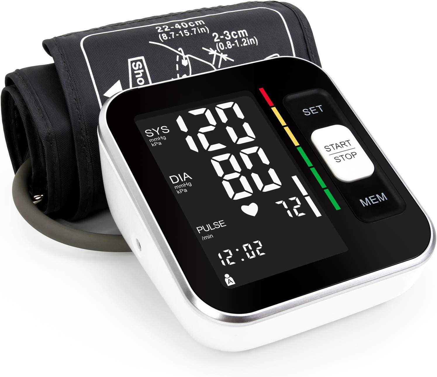 Automatic Arm Blood Pressure Monitors-maguja Automatic Digital Upper Arm Blood Pressure Monitor Arm Machine, Wide Range of Bandwidth, Large Cuff, Lar