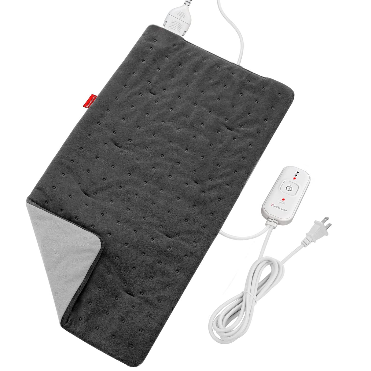 Heating Pad for Cramps, Comfytemp Electric Heating Pad for Back Pain