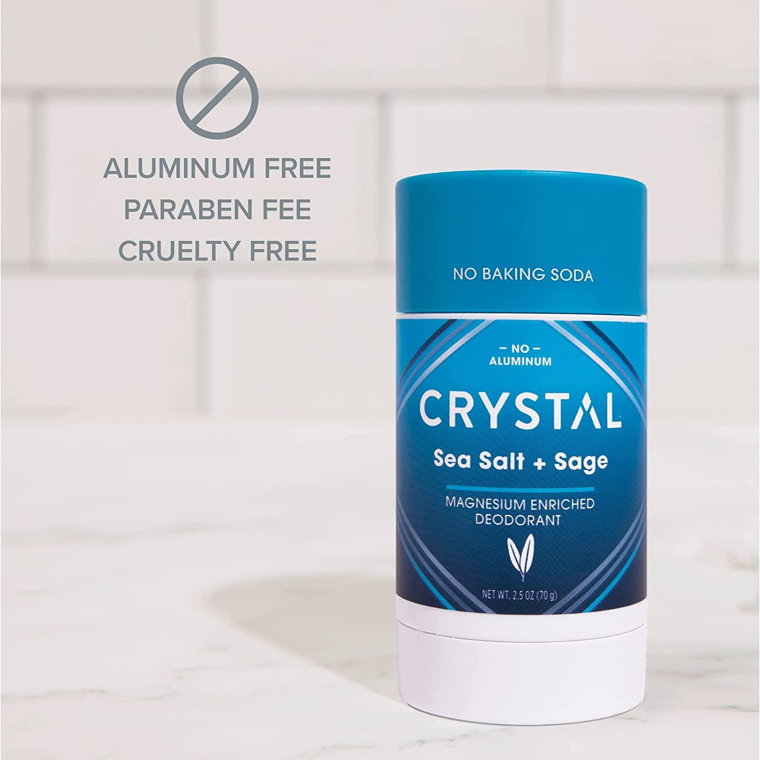 Crystal Body Deodorant Magnesium Enriched Deodorant Sea