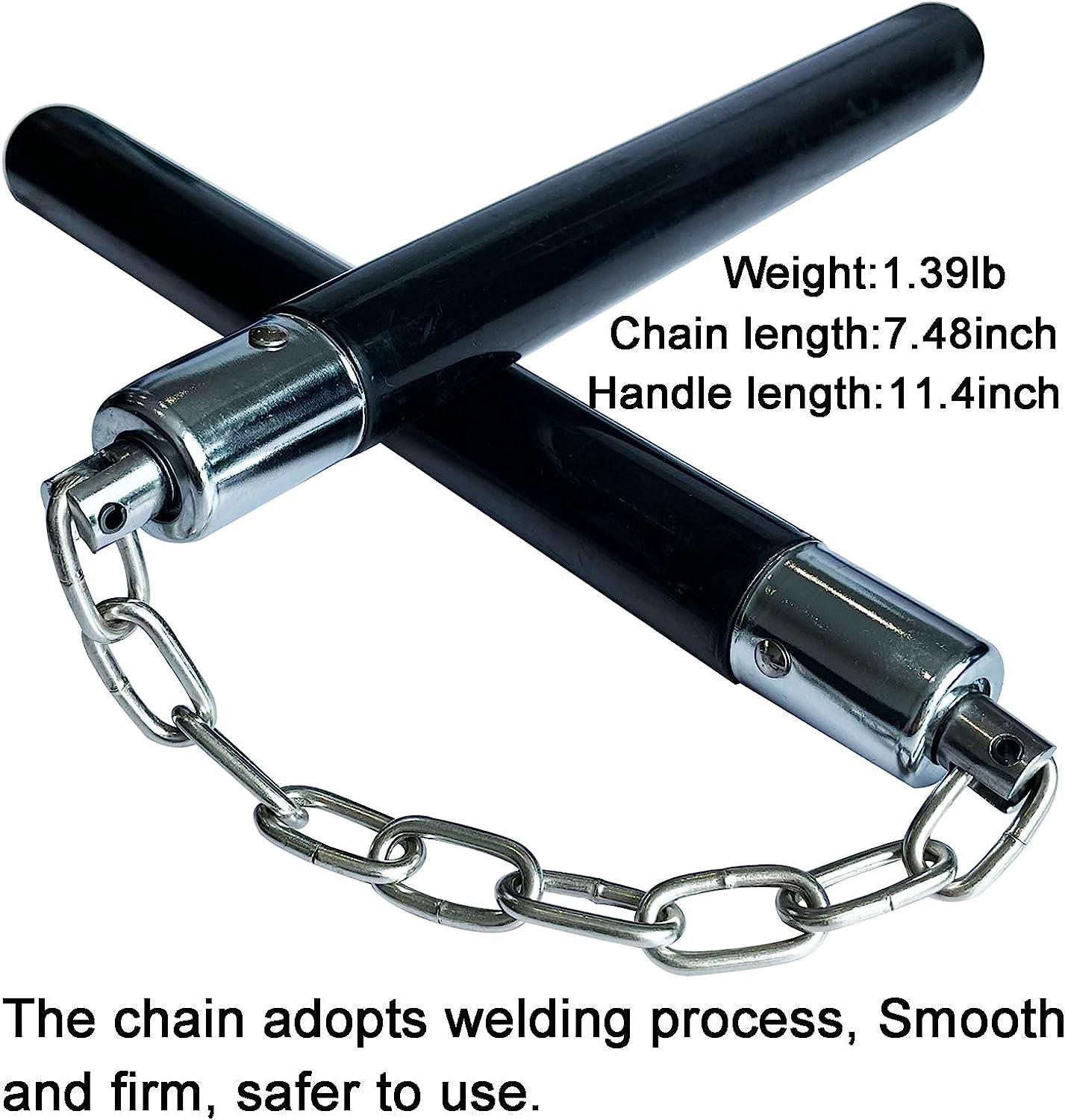 Nunchucks Safe Solid Rubber Training Nunchucks Nunchakus with Steel