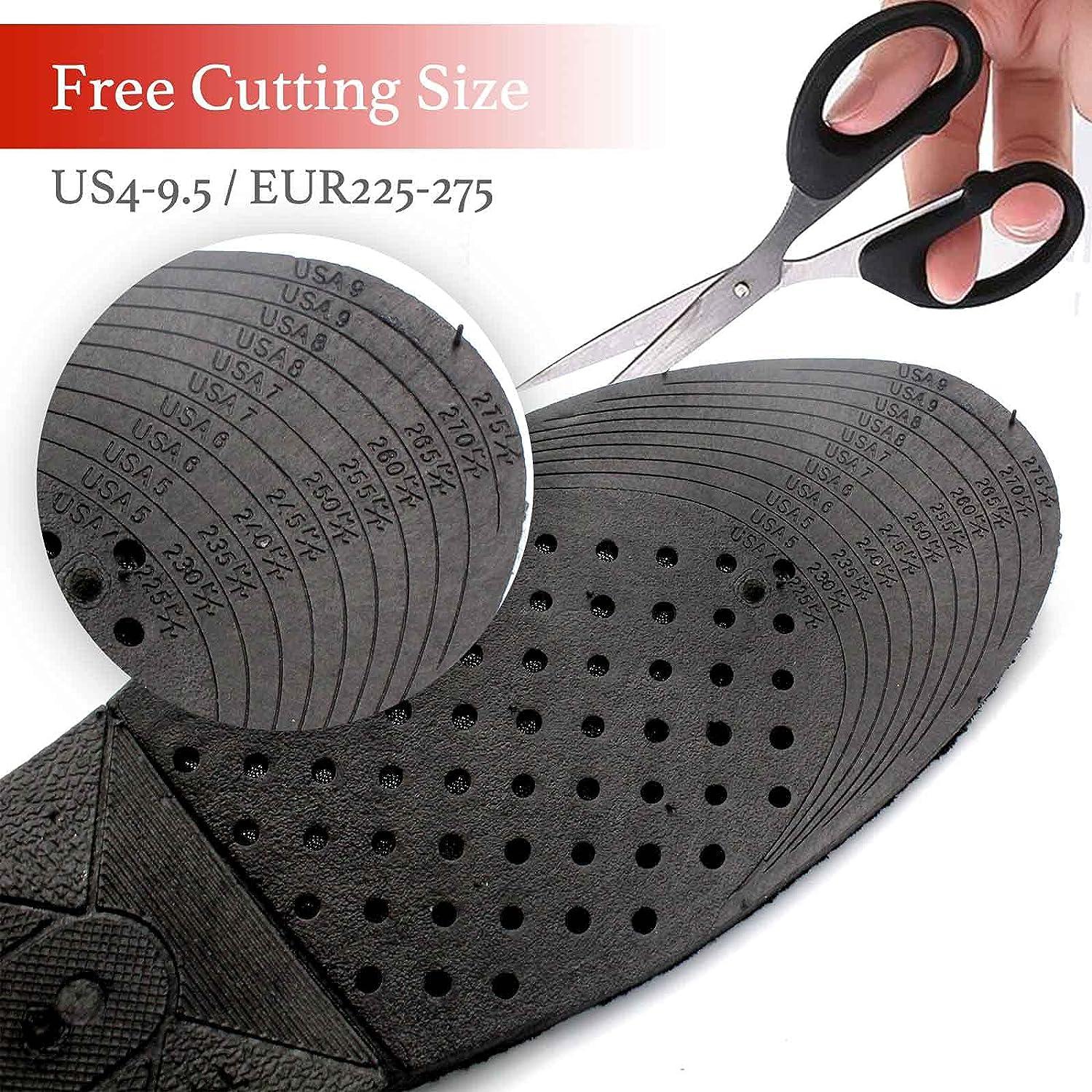 Height Increase Insoles 4Layer 1.2 to 2.95 Variable Height Increase