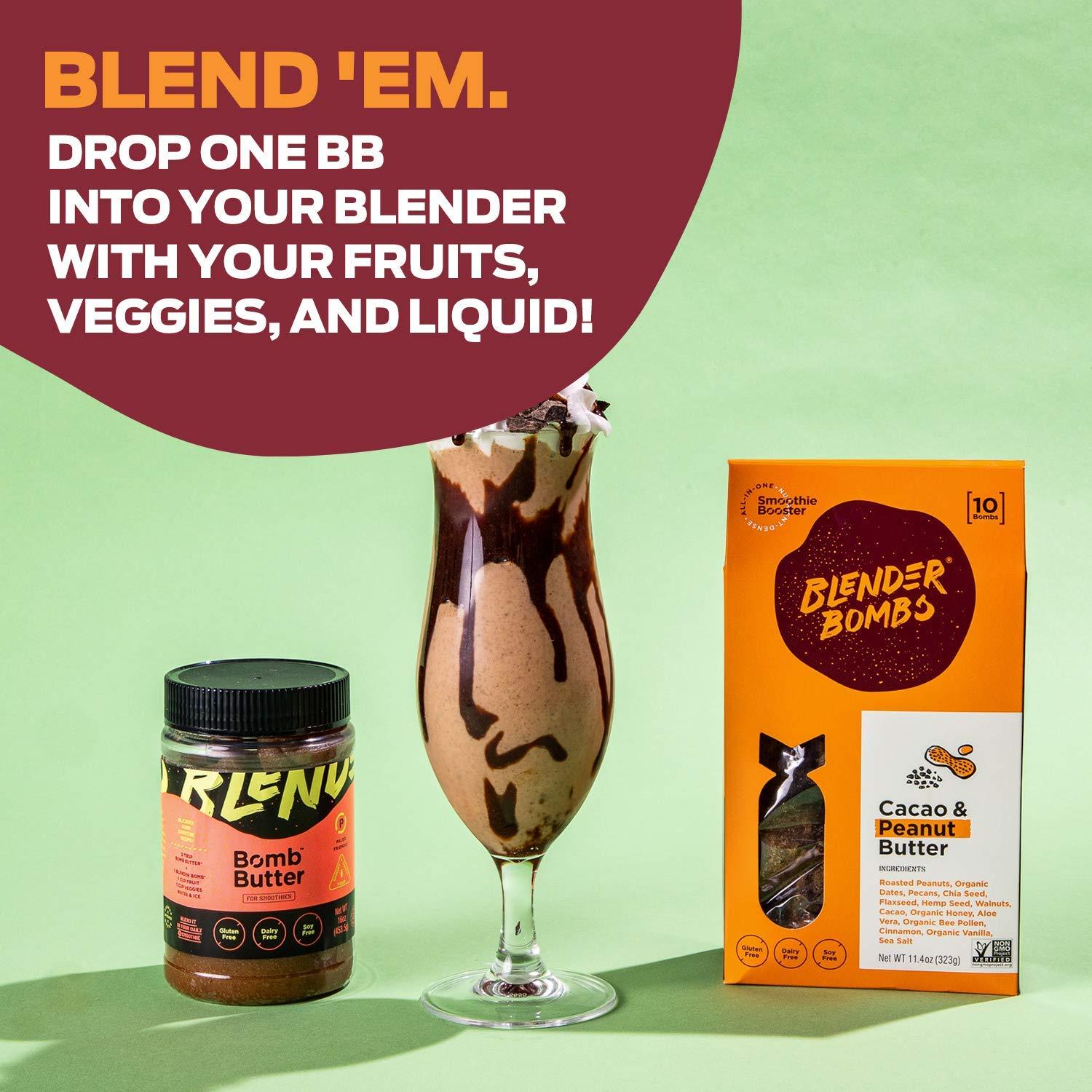 Blender Bombs: Cacao & Peanut Butter