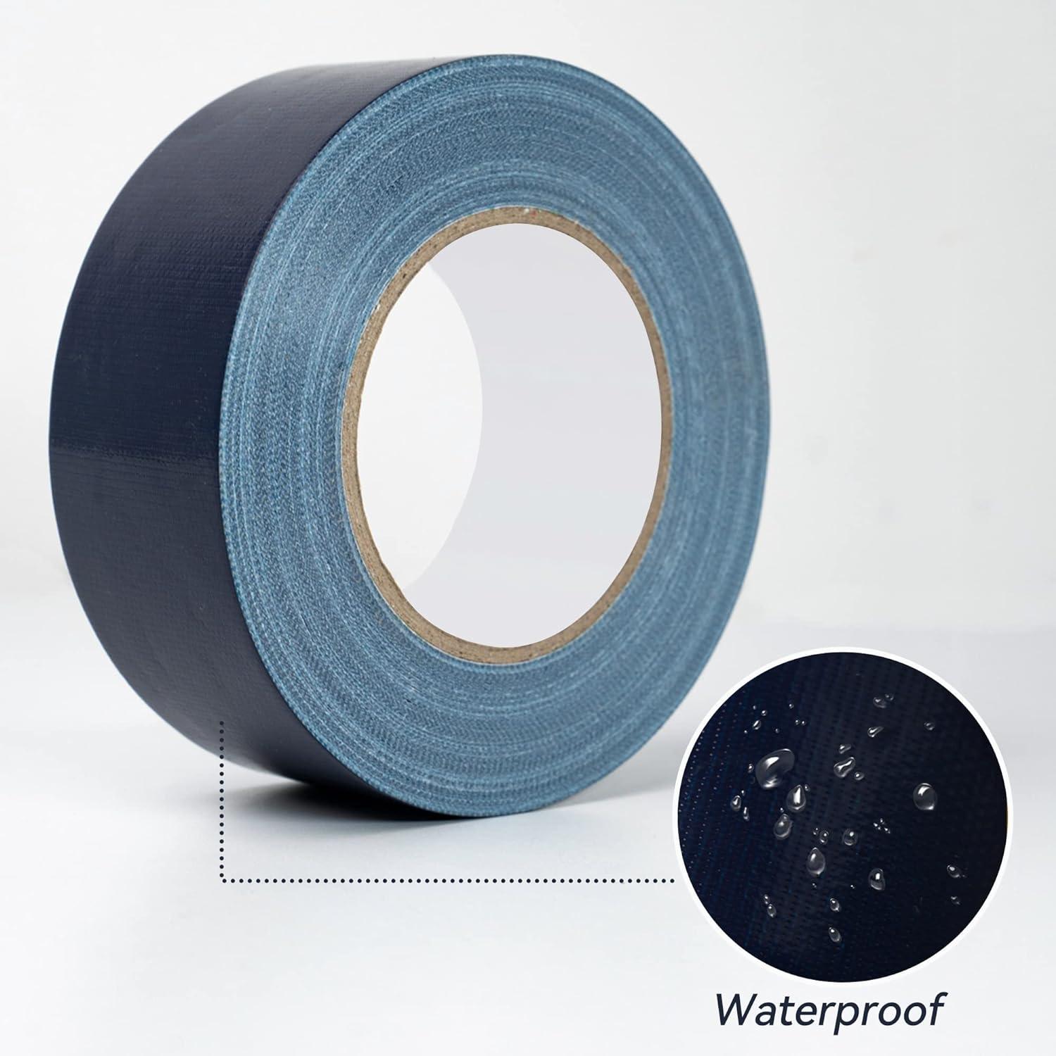 Reniteco Navy Blue Duct Tape- 2 inches x 10 Yards Heavy Duty Duct