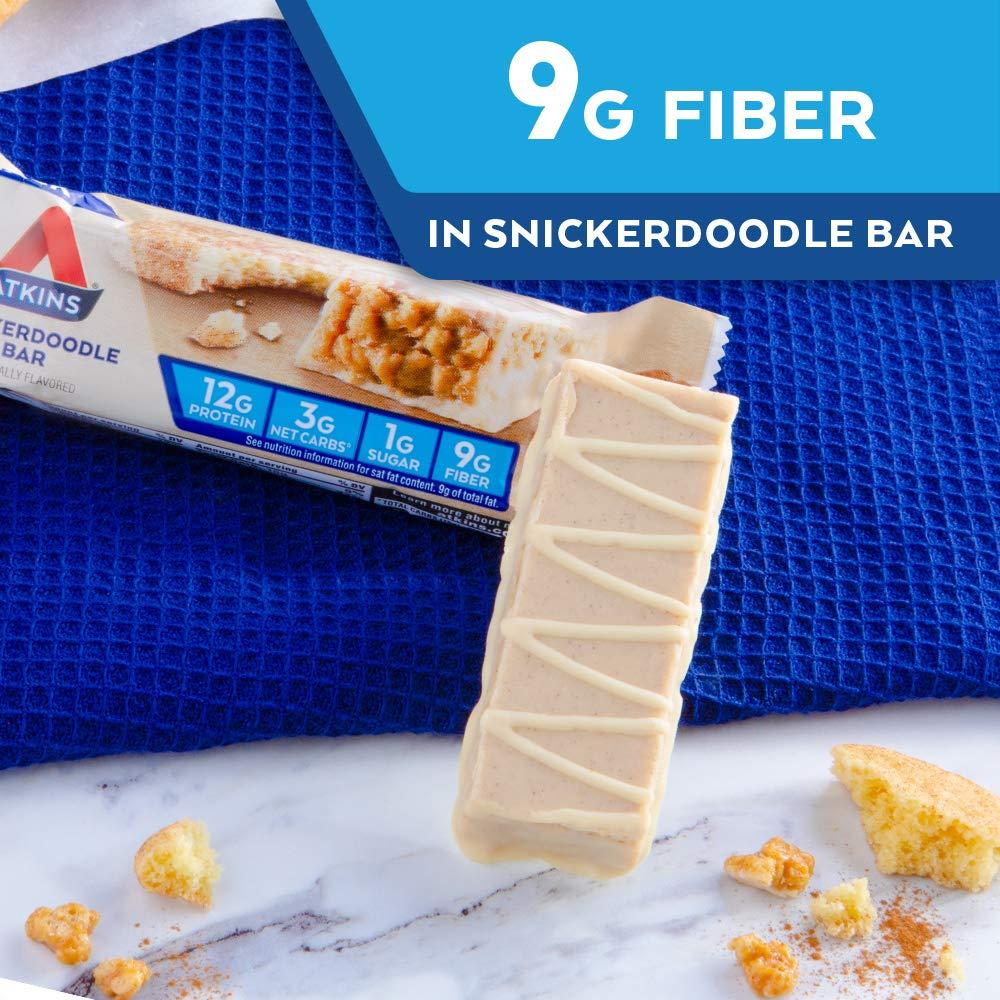 Atkins Snickerdoodle Snack Bar with Almond Butter Keto Friendly