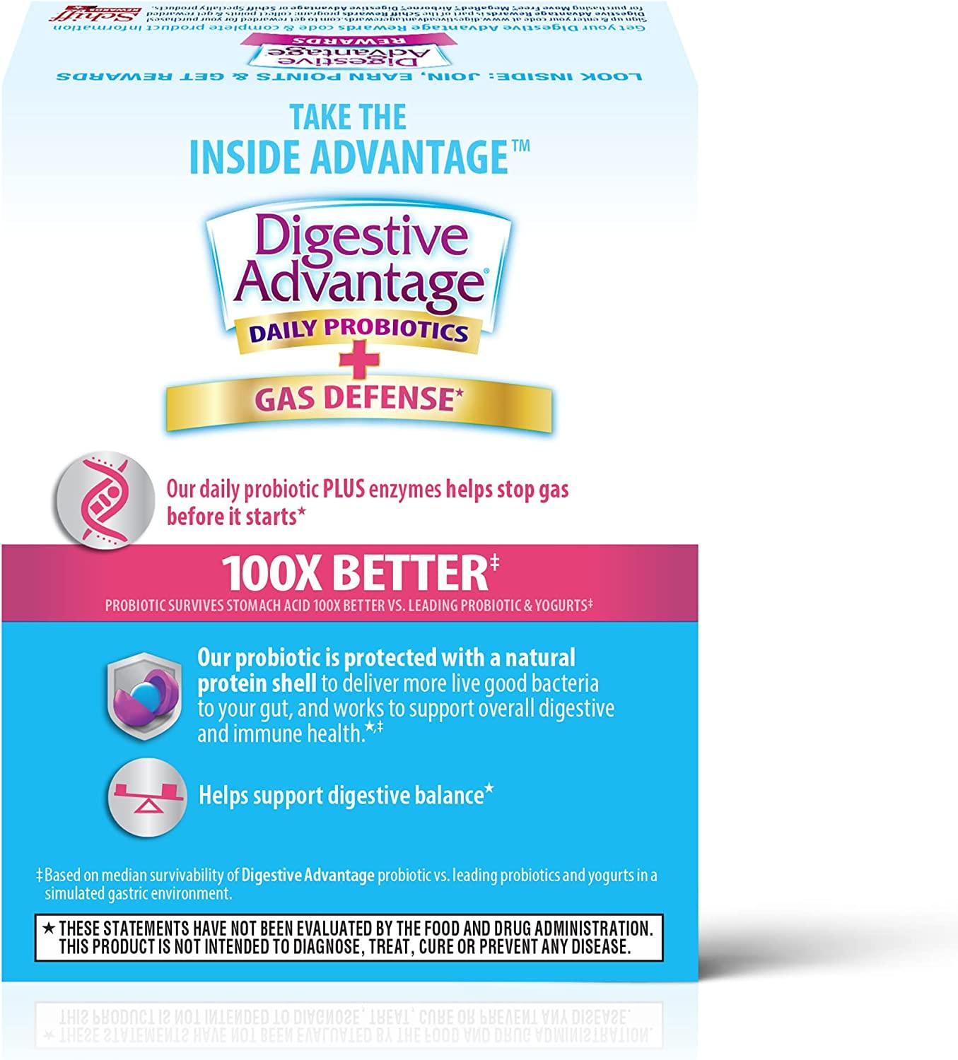 Schiff Digestive Advantage Fast Acting Enzymes + Daily