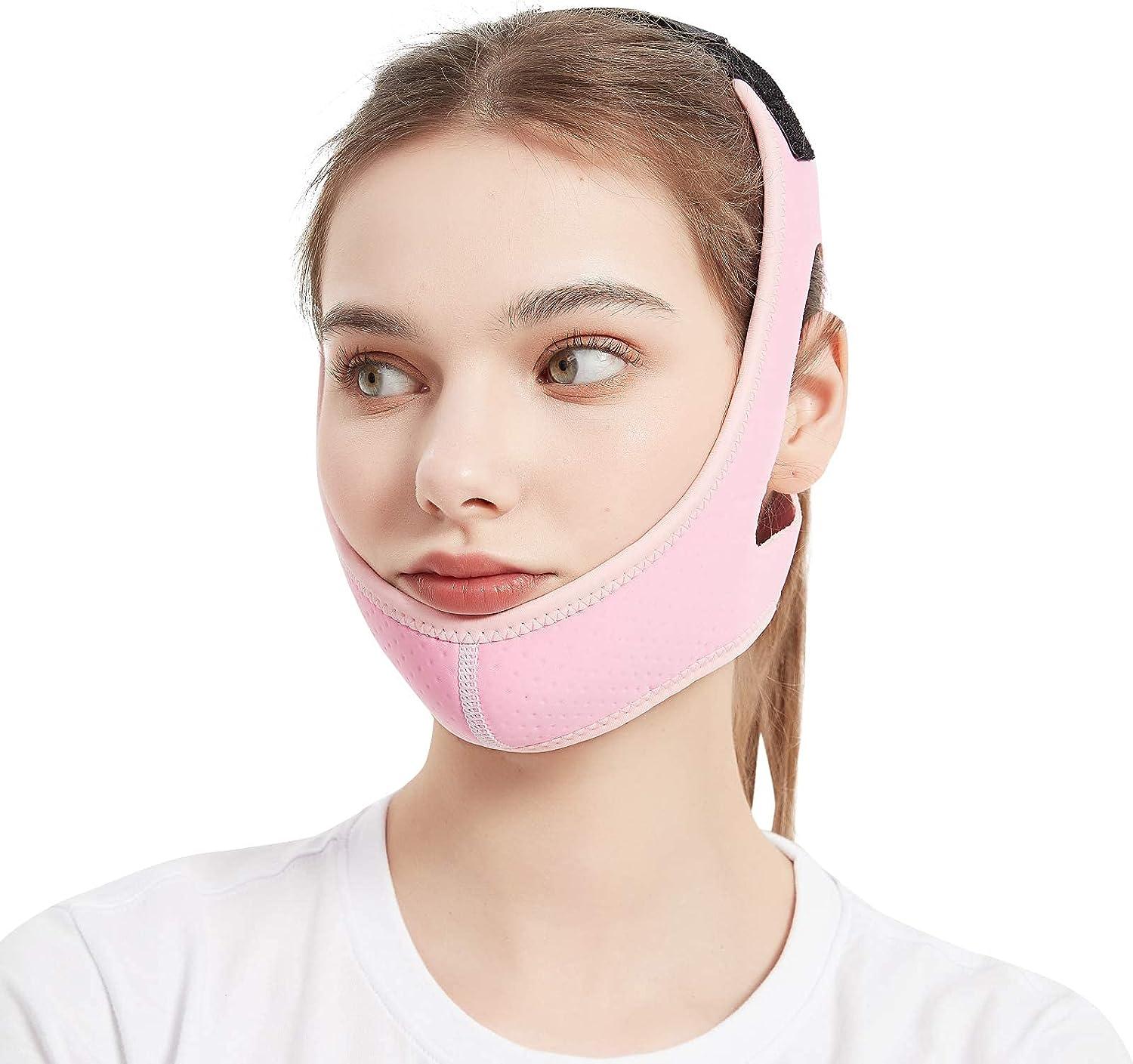 Anti Snoring Devices Adjustable Chin Strap for CPAP Users and Mouth