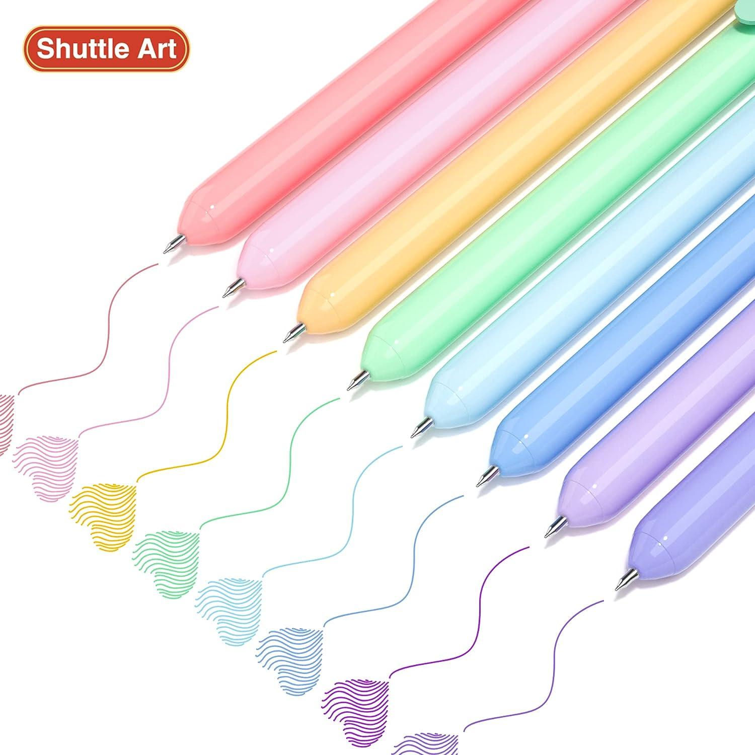 Shuttle Art 120 Unique Colors (No Duplicates) Gel Pens Gel Pen Set for  Adult Coloring Books Art Markers